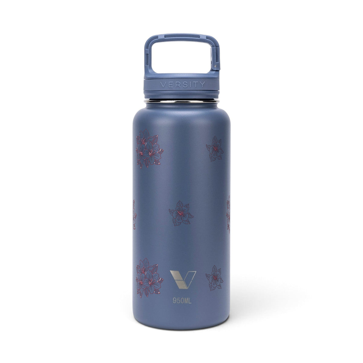 Garrafa Térmica Versity ColdKeeper 950ml Floral Rosa Azul