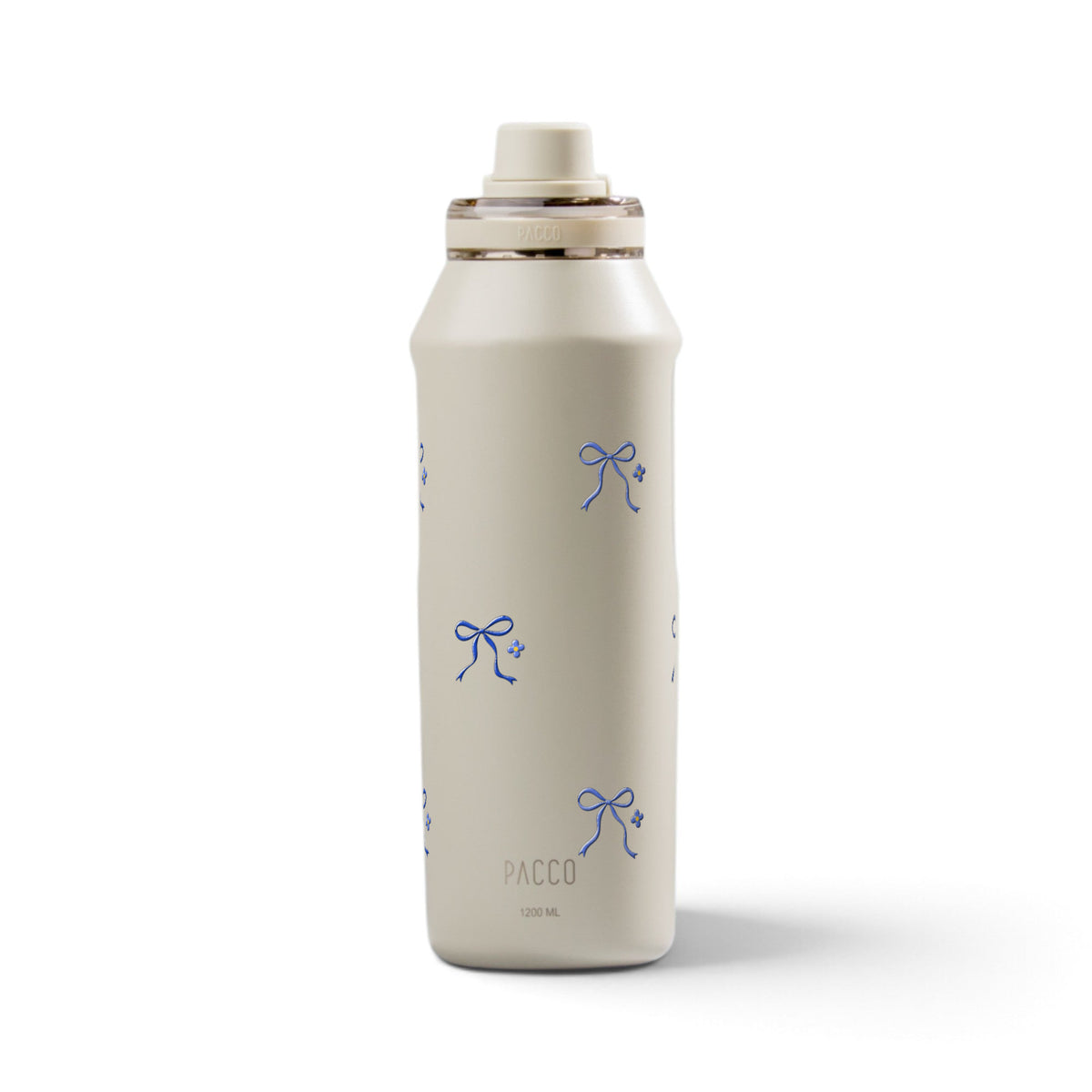 Garrafa Térmica PACCO Vyta 1200ml Laço Leve Creme