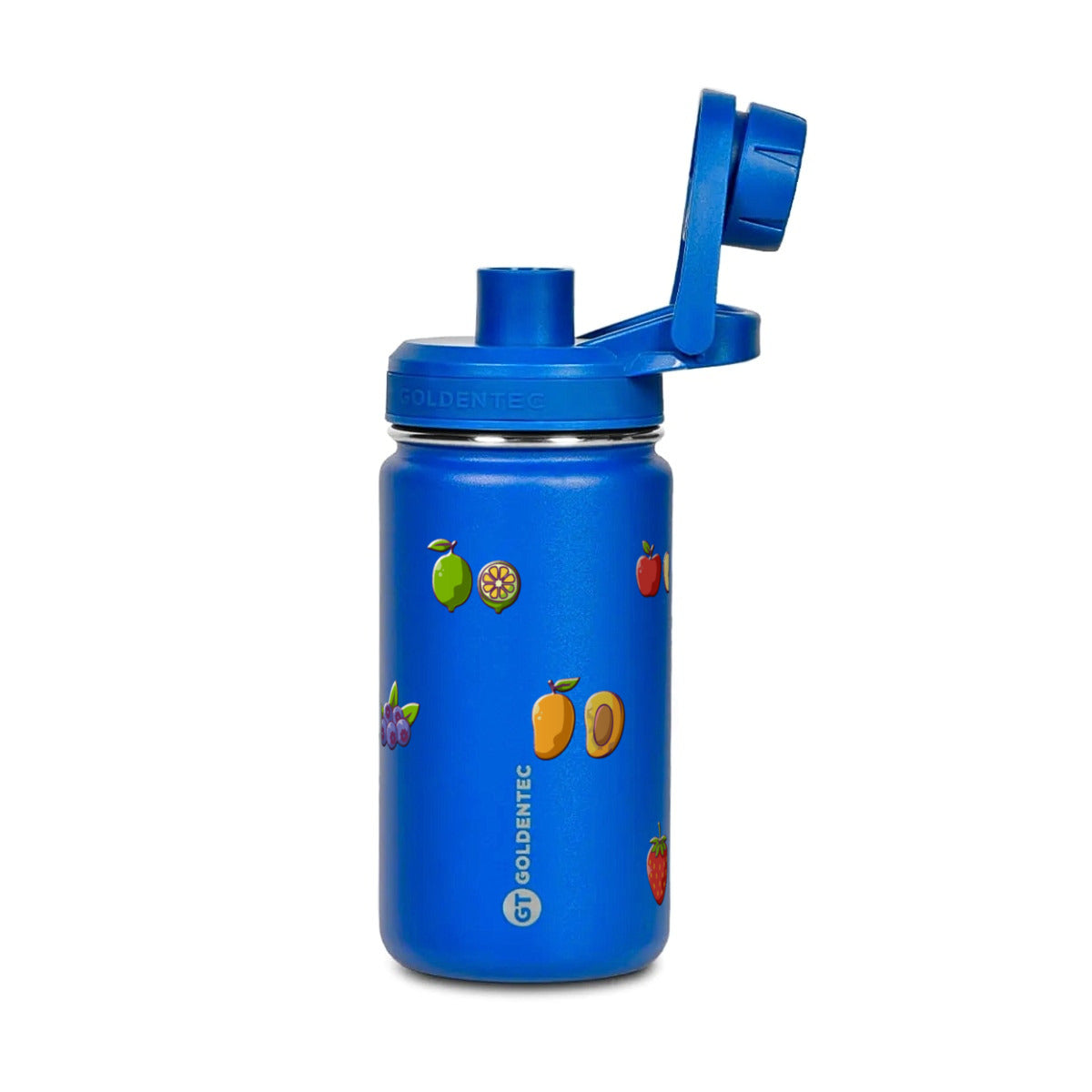 Garrafa Térmica Goldentec 350ml Frutas Azul