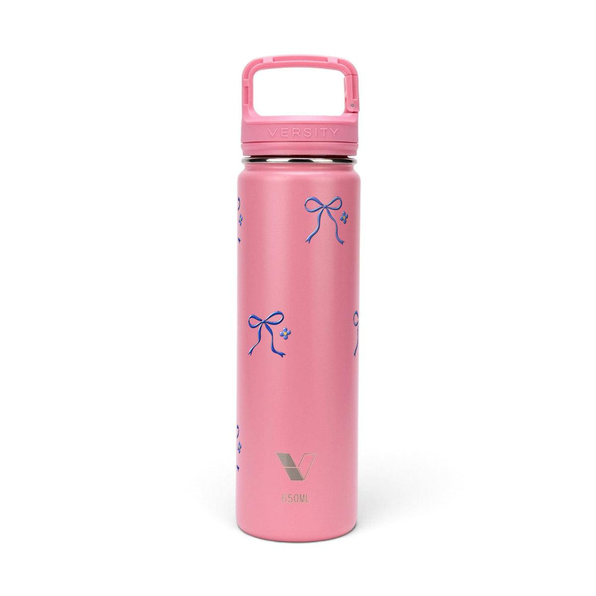 Garrafa Térmica Versity ColdKeeper 650ml Laço Leve Rosa Chiclete