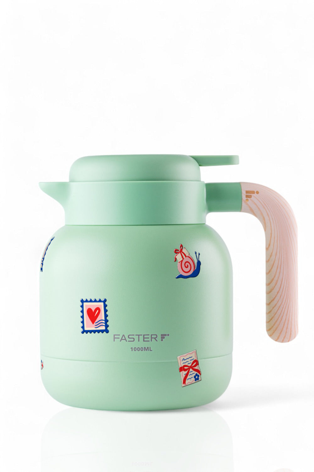 Garrafa de Café Expresso Faster 1000ml Clube das Cartas Menta