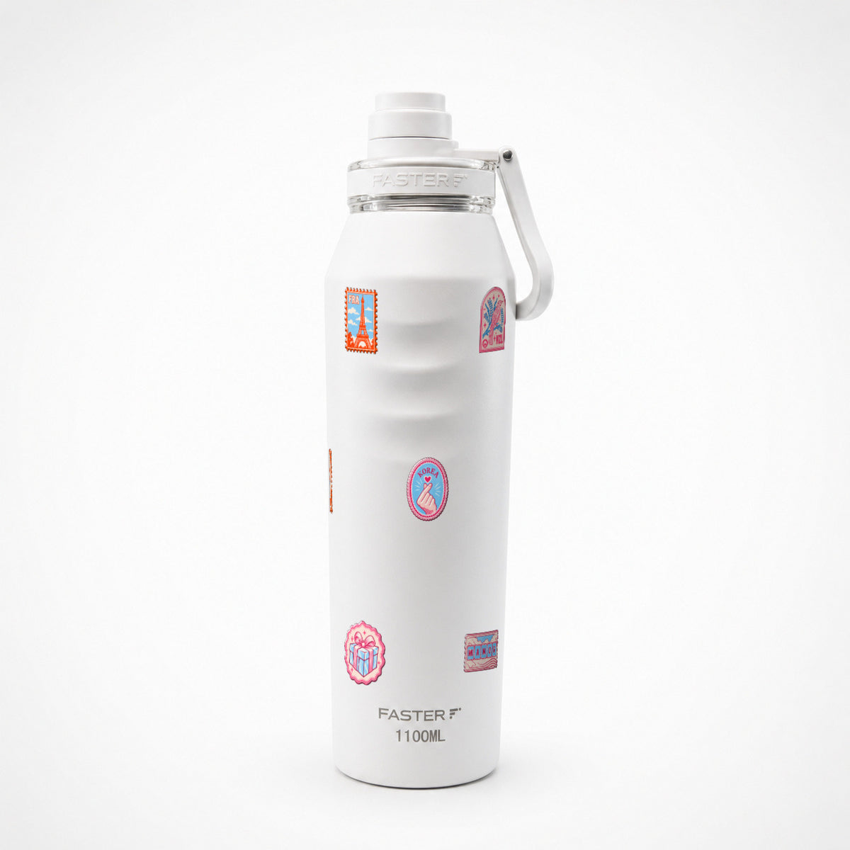 Garrafa Térmica Faster Oásis 1100ml Selos de Viagem Lótus