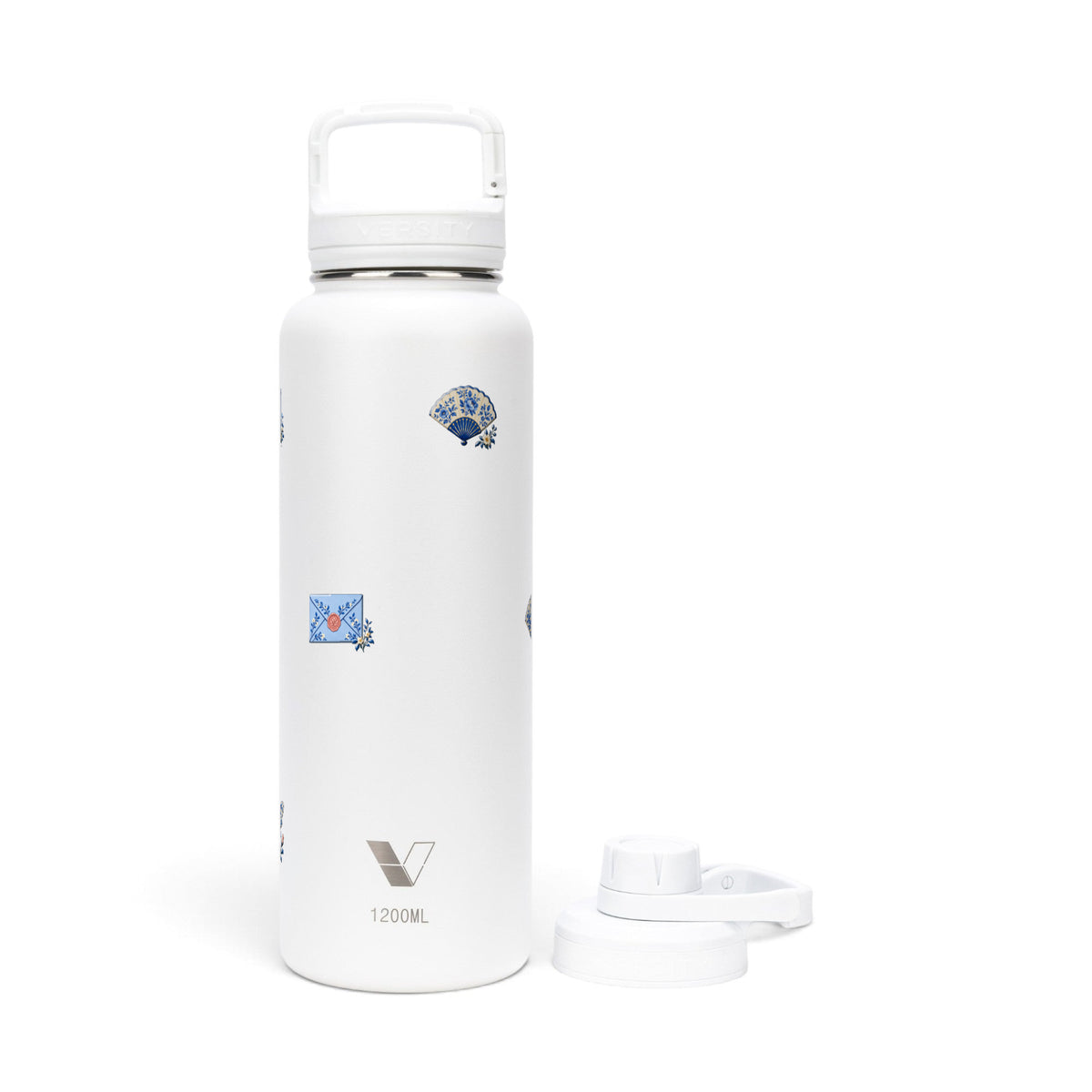 Garrafa Térmica Versity ColdKeeper 1200ml Porcelana Azul Branca