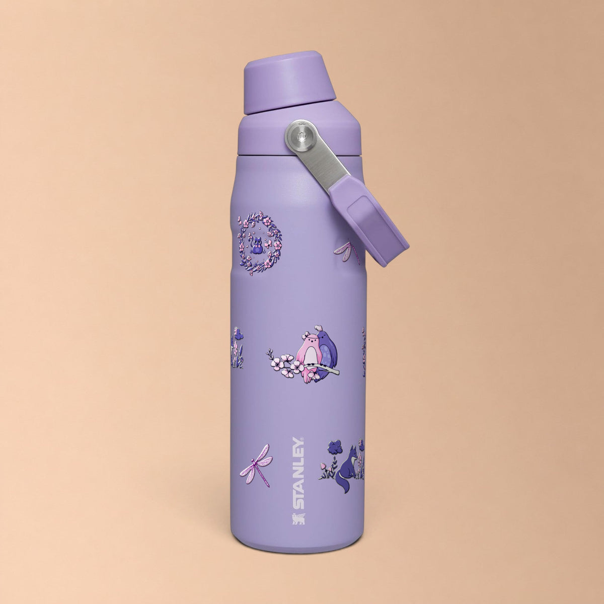 Garrafa Térmica Stanley Aerolight Fast Flow 710ml Natureza Lilás Lavender, frente