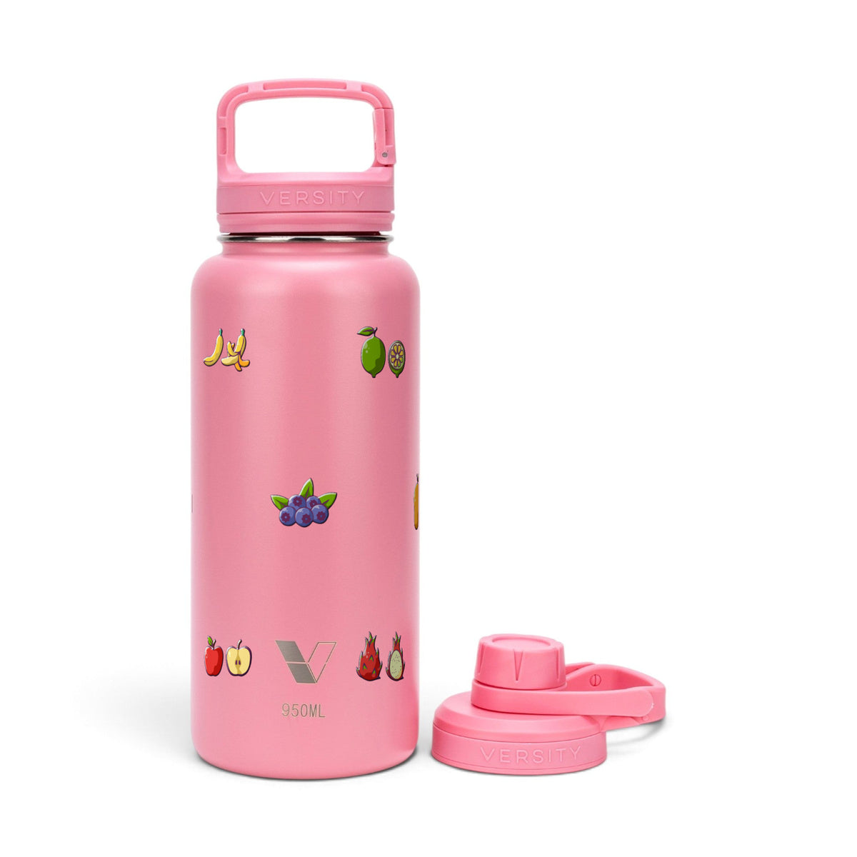 Garrafa Térmica Versity ColdKeeper 950ml Frutas Rosa Chiclete, frente