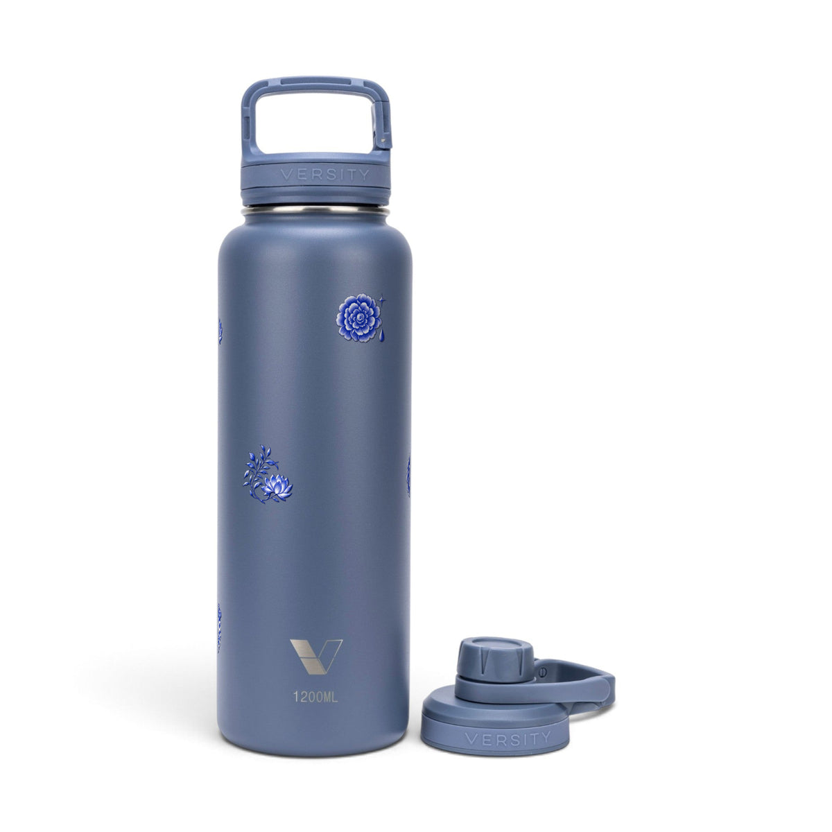 Garrafa Térmica Versity ColdKeeper 1200ml Porcelana de Coalas Azul, frente