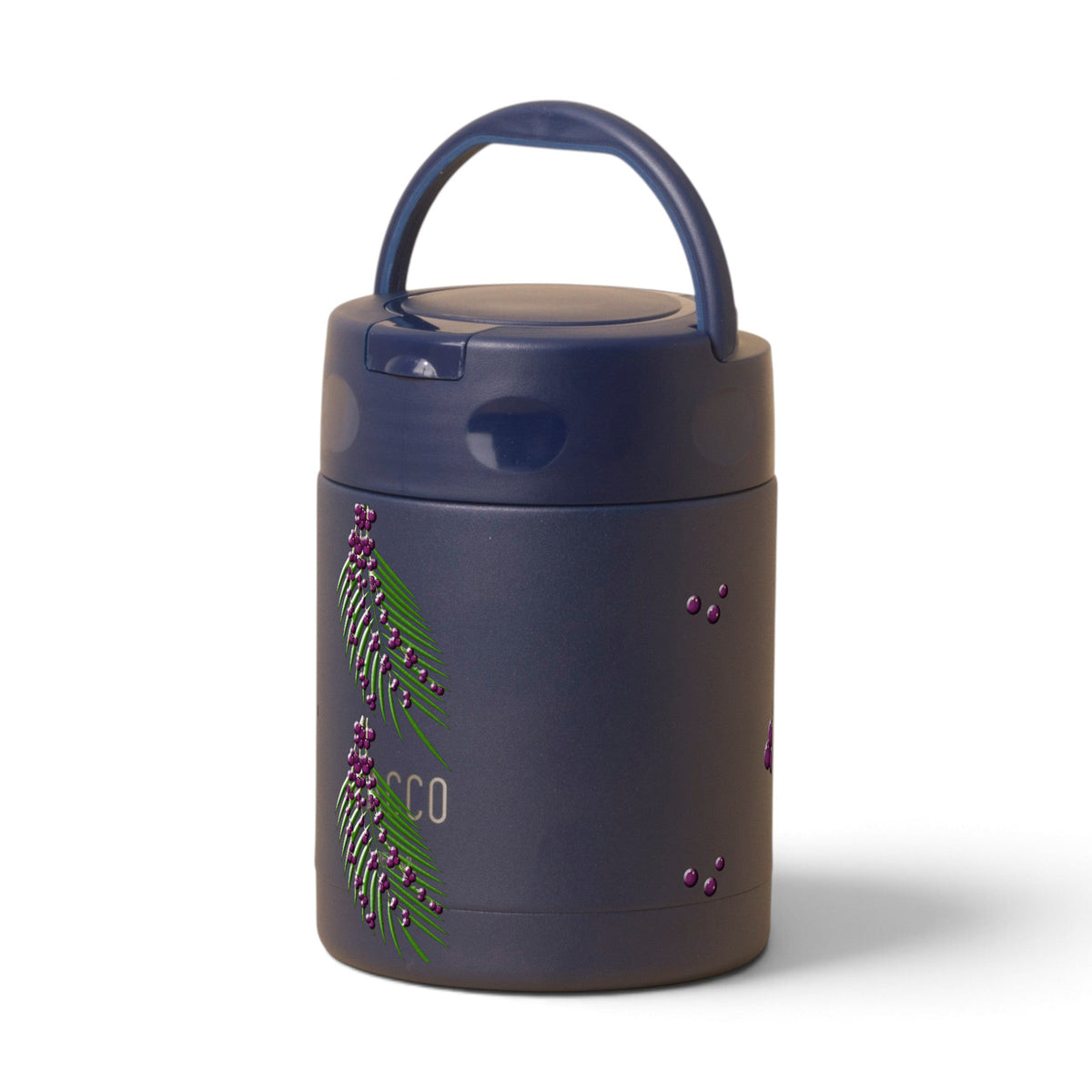 Pote Térmico PACCO FoodJar 350ml Açaí Marinho, frente