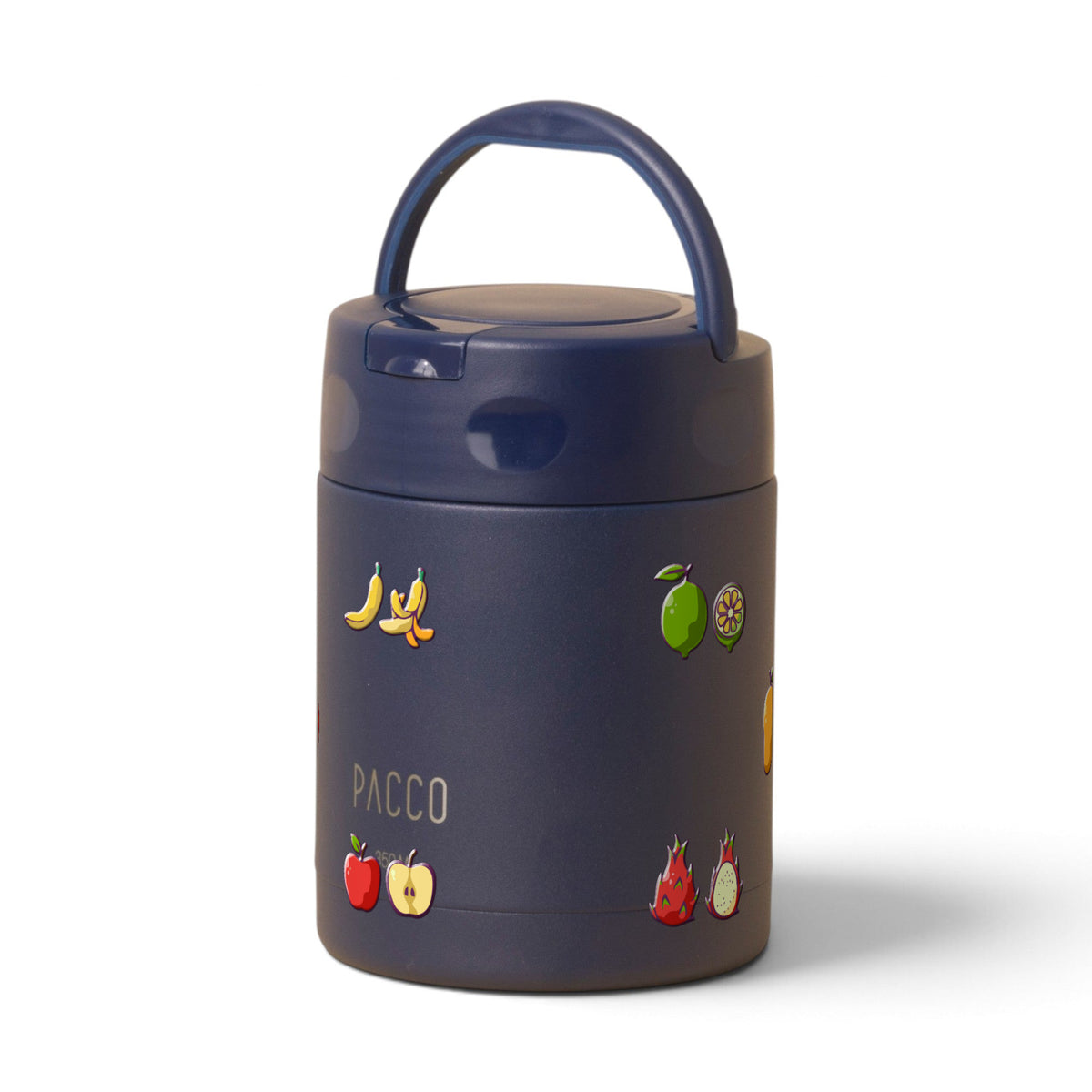 Pote Térmico PACCO FoodJar 350ml Frutas Marinho, frente