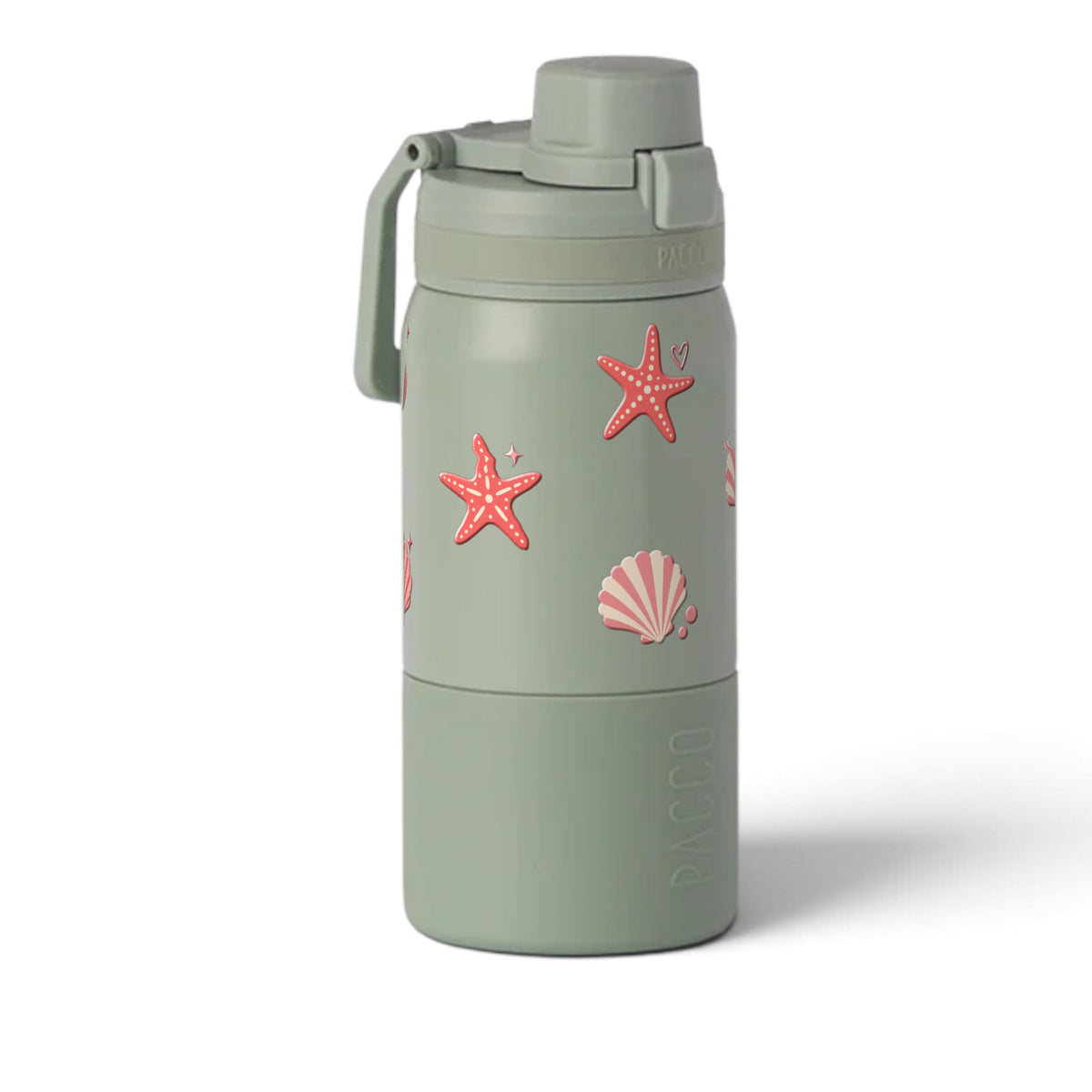 Garrafa Térmica PACCO Nexa 440ml Ocean Blush Aqua Grey, frente