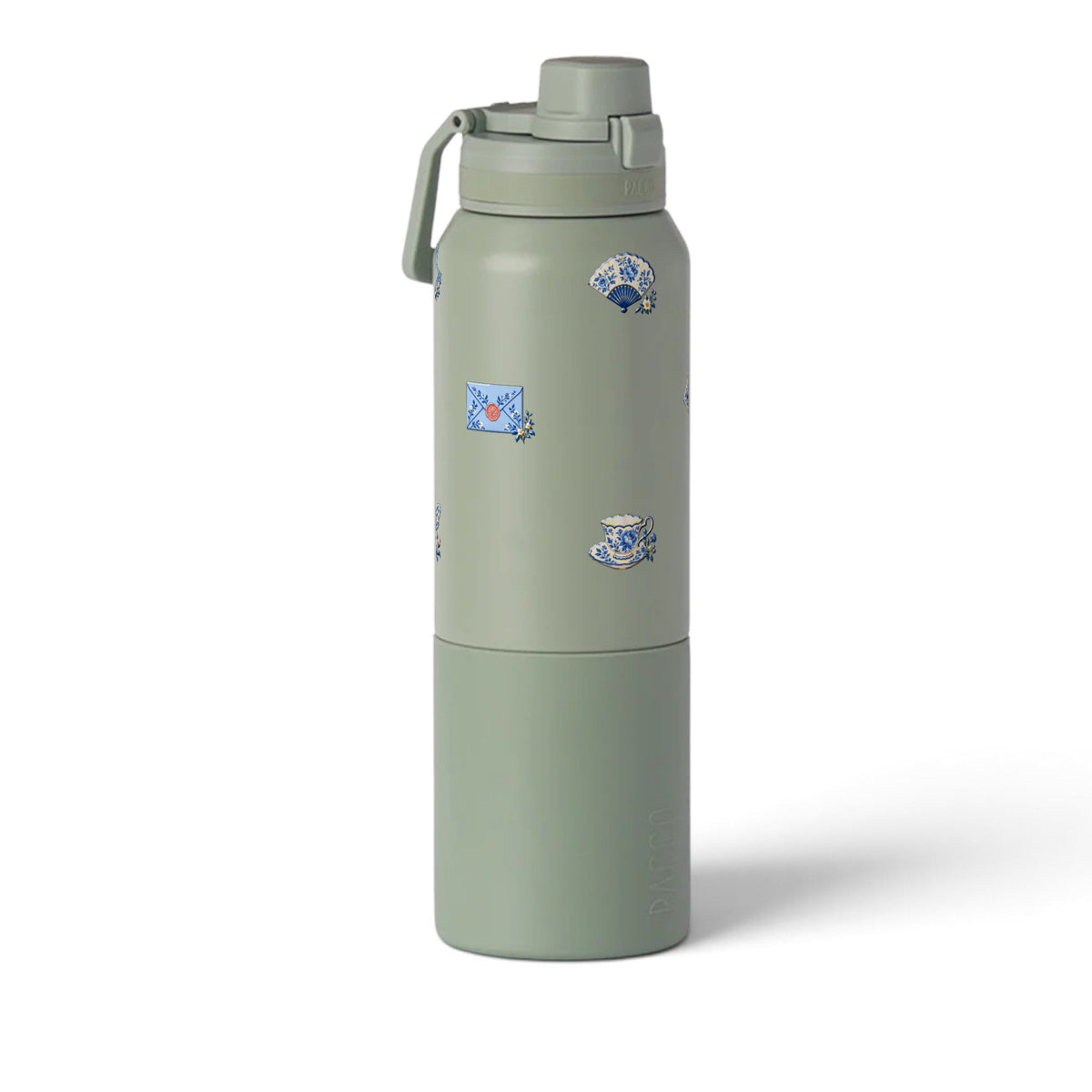 Garrafa Térmica PACCO Nexa 1000ml Porcelana Azul Aqua Grey, frente