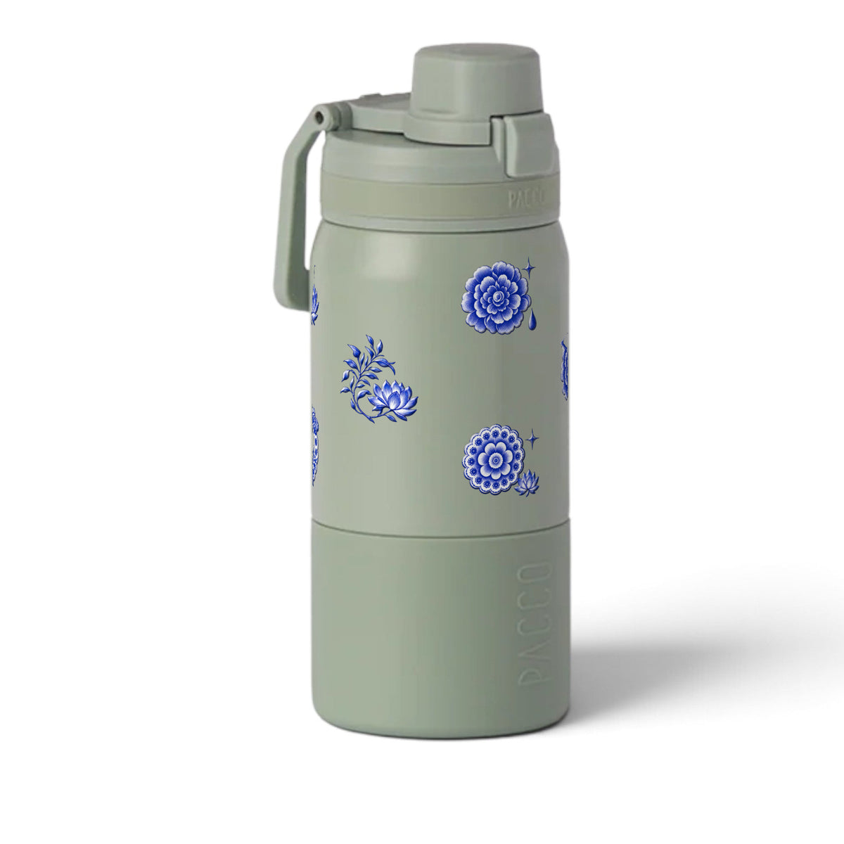 Garrafa Térmica PACCO Nexa 440ml Porcelana de Coalas Aqua Grey, frente