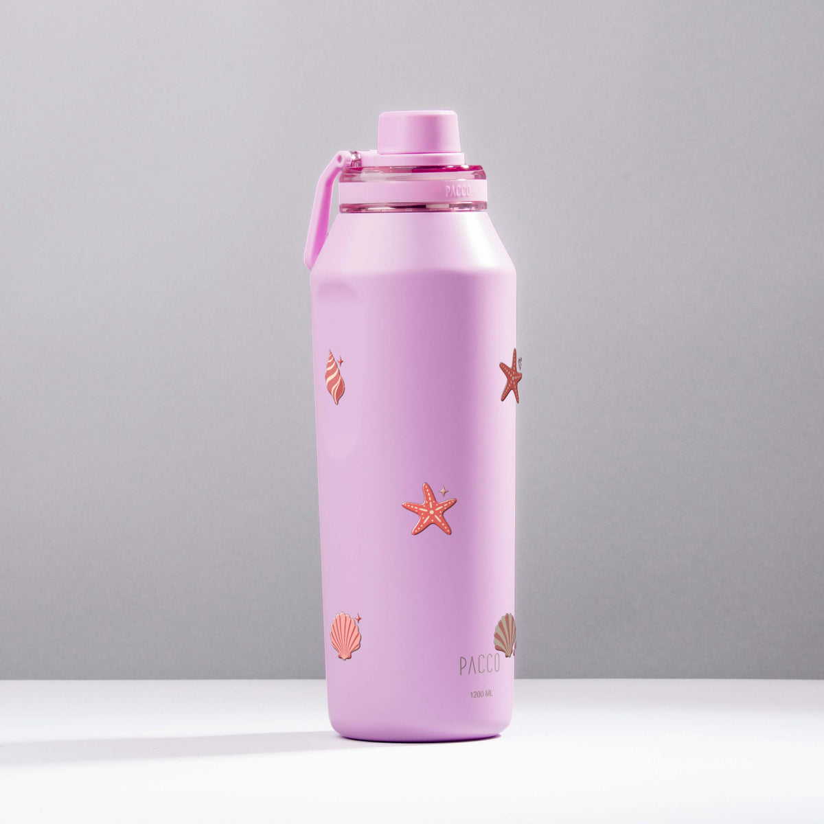 Garrafa Térmica PACCO Vyta 1200ml Ocean Blush Lilás, foto de estúdio