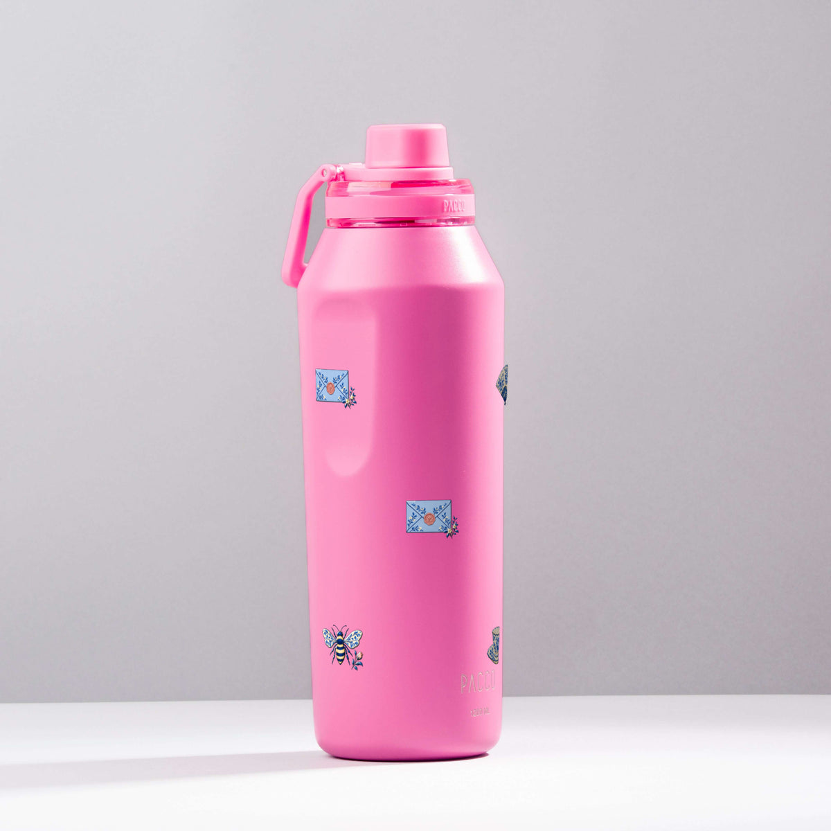 Garrafa Térmica PACCO Vyta 1200ml Porcelana Azul Chiclete, foto de estúdio