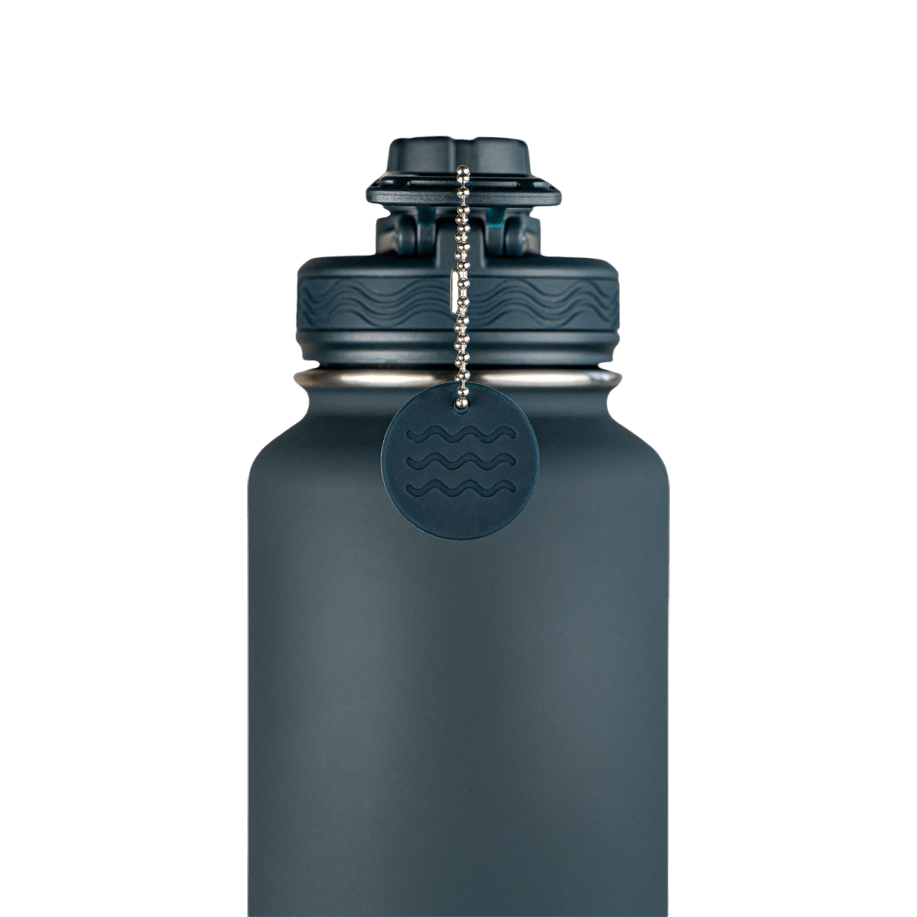 Garrafa Térmica Urbnsol 1,18L - Core e Waves em aço inoxidável com tampa vedante e acabamento motorizado.