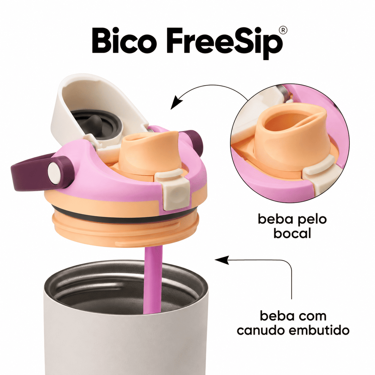 Garrafa Térmica Owala FreeSip Sway - 887ml