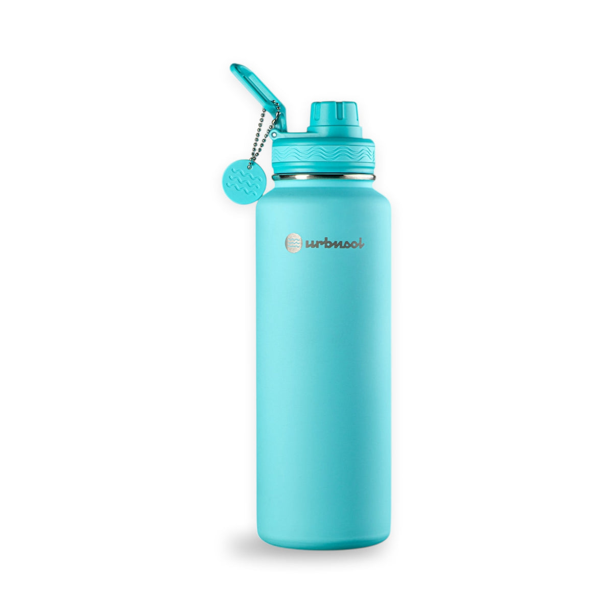 Garrafa Térmica Urbnsol 1,18L - Core e Waves na cor Ocean Blue