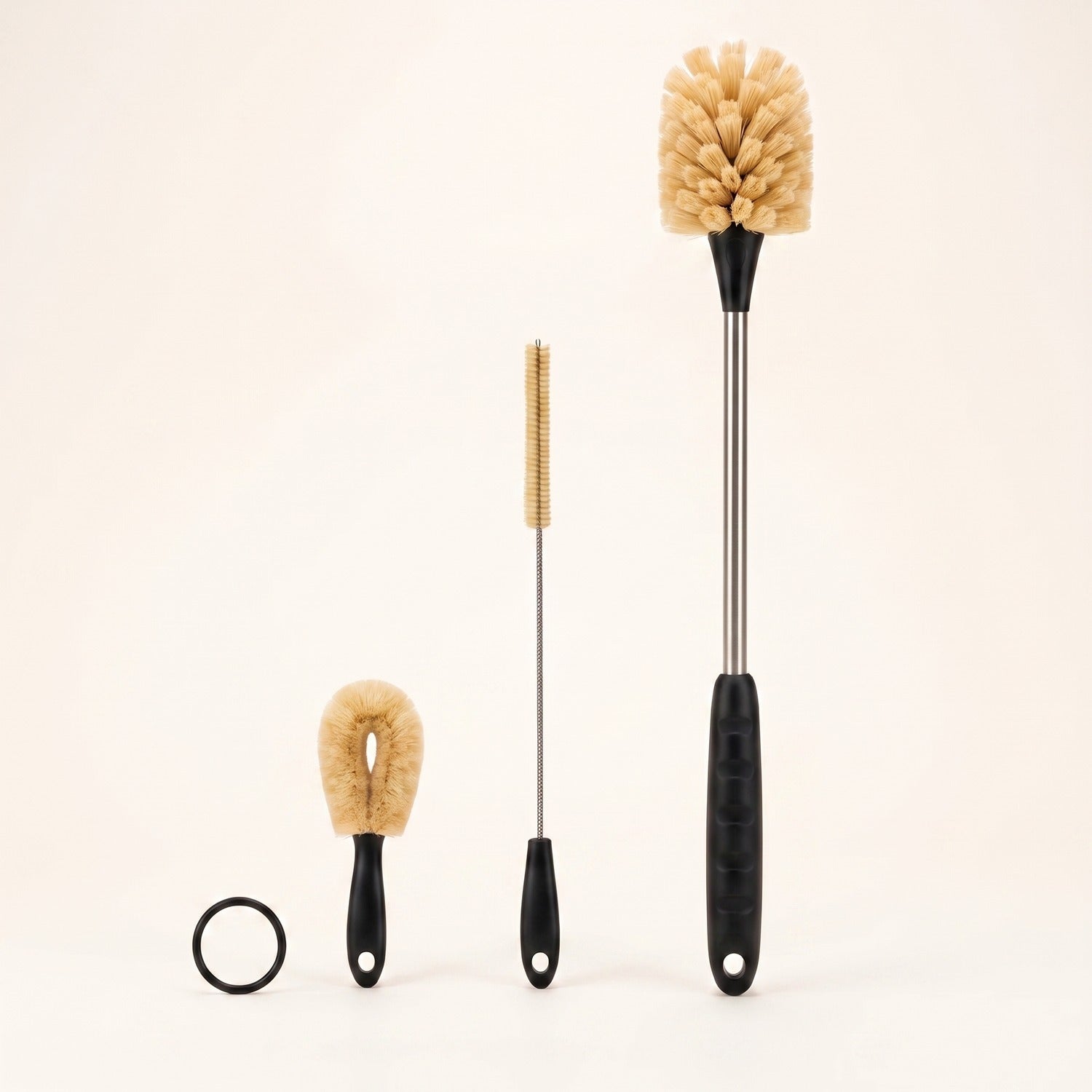 Kit de Escovas para Limpeza de Garrafas, Canudos e Tampas