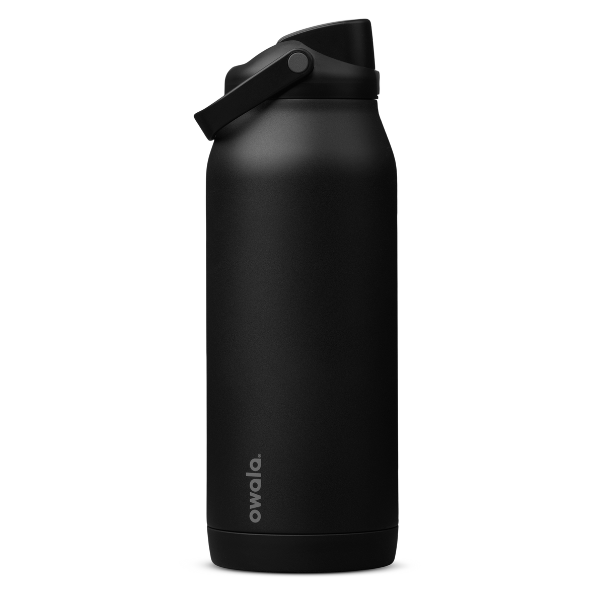 Garrafa Térmica Owala FreeSip Sway 1890 ml Very, Very Dark, vista lateral com tampa fechada