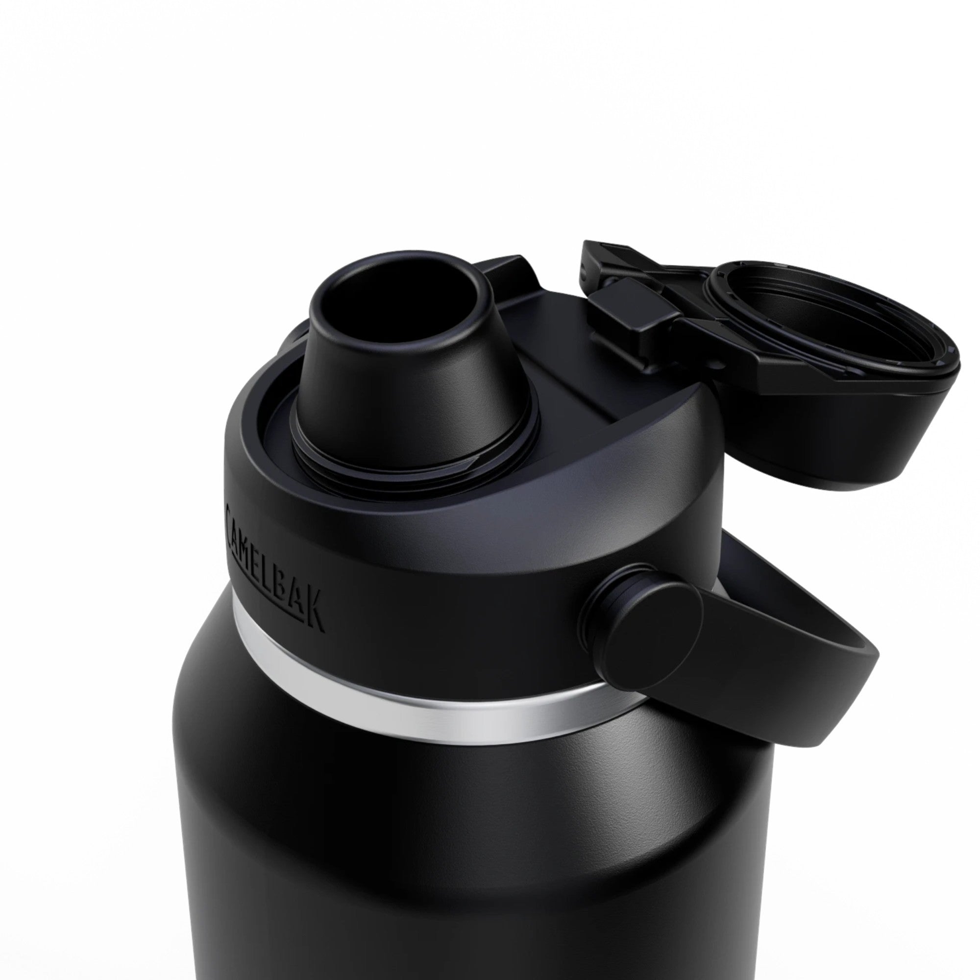 Garrafa Térmica Thrive Camelbak 1,18L com tampa de fechamento seguro e design resistente.