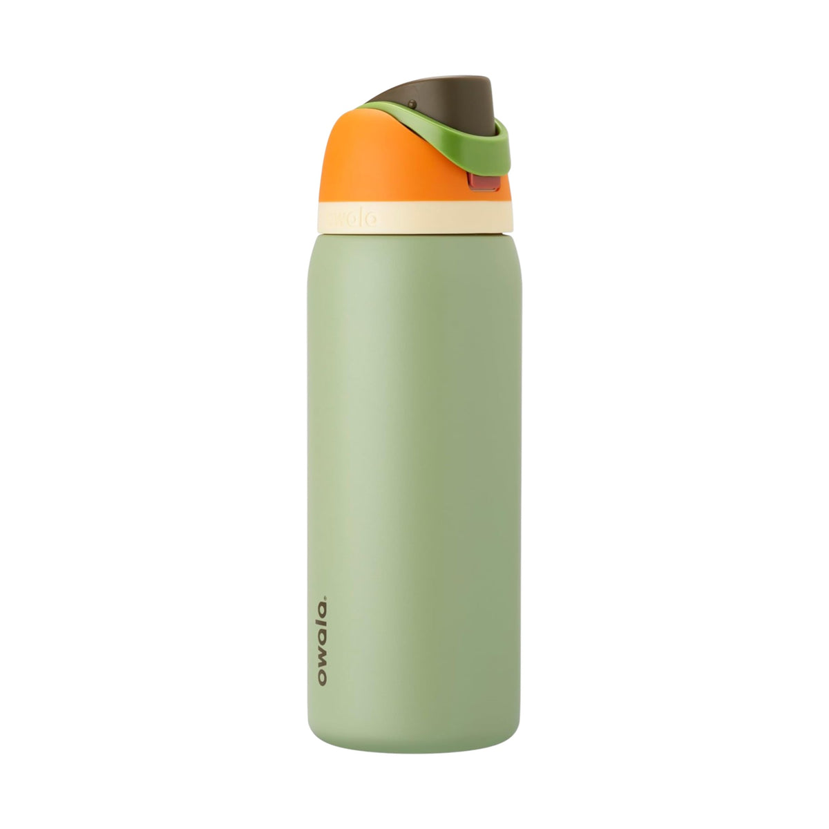 Garrafa Térmica Owala FreeSip 946 ml (32 oz) Camo Cool, vista frontal com tampa fechada