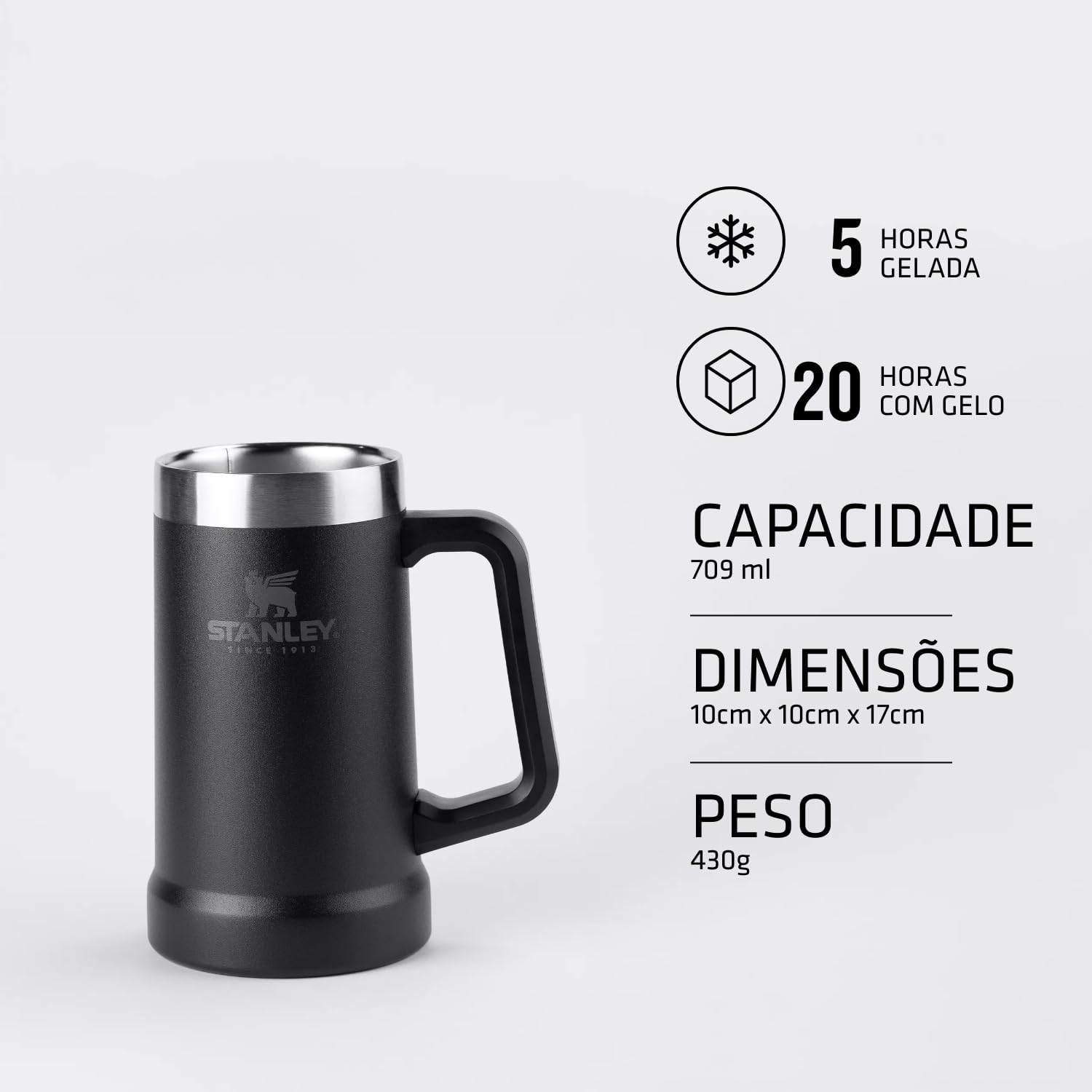 Caneca Térmica de Cerveja Stanley | 709ML