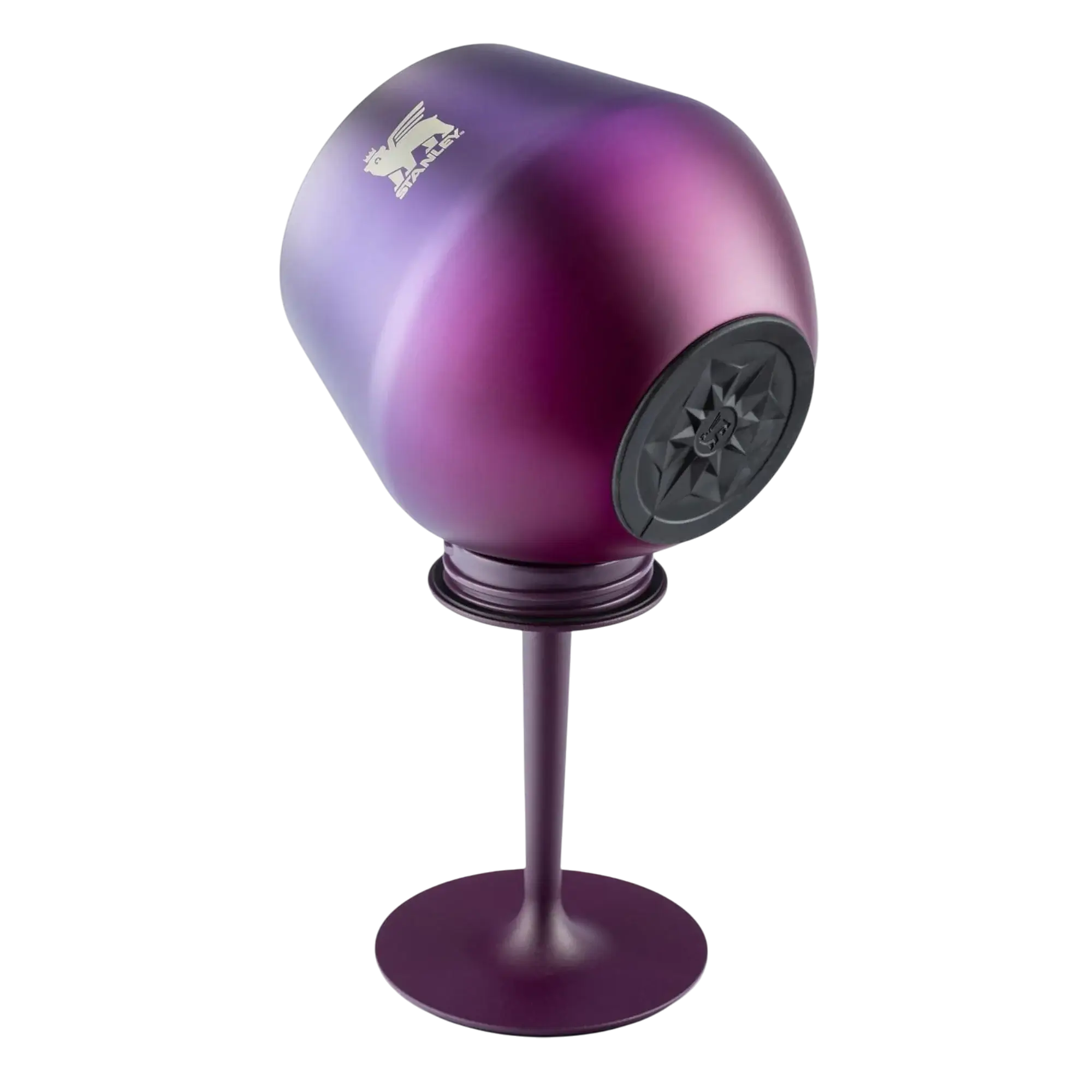 Taça Térmica Cocktail Glass Stanley 414ml com design sofisticado em roxo, ideal para drinques e coquetéis.