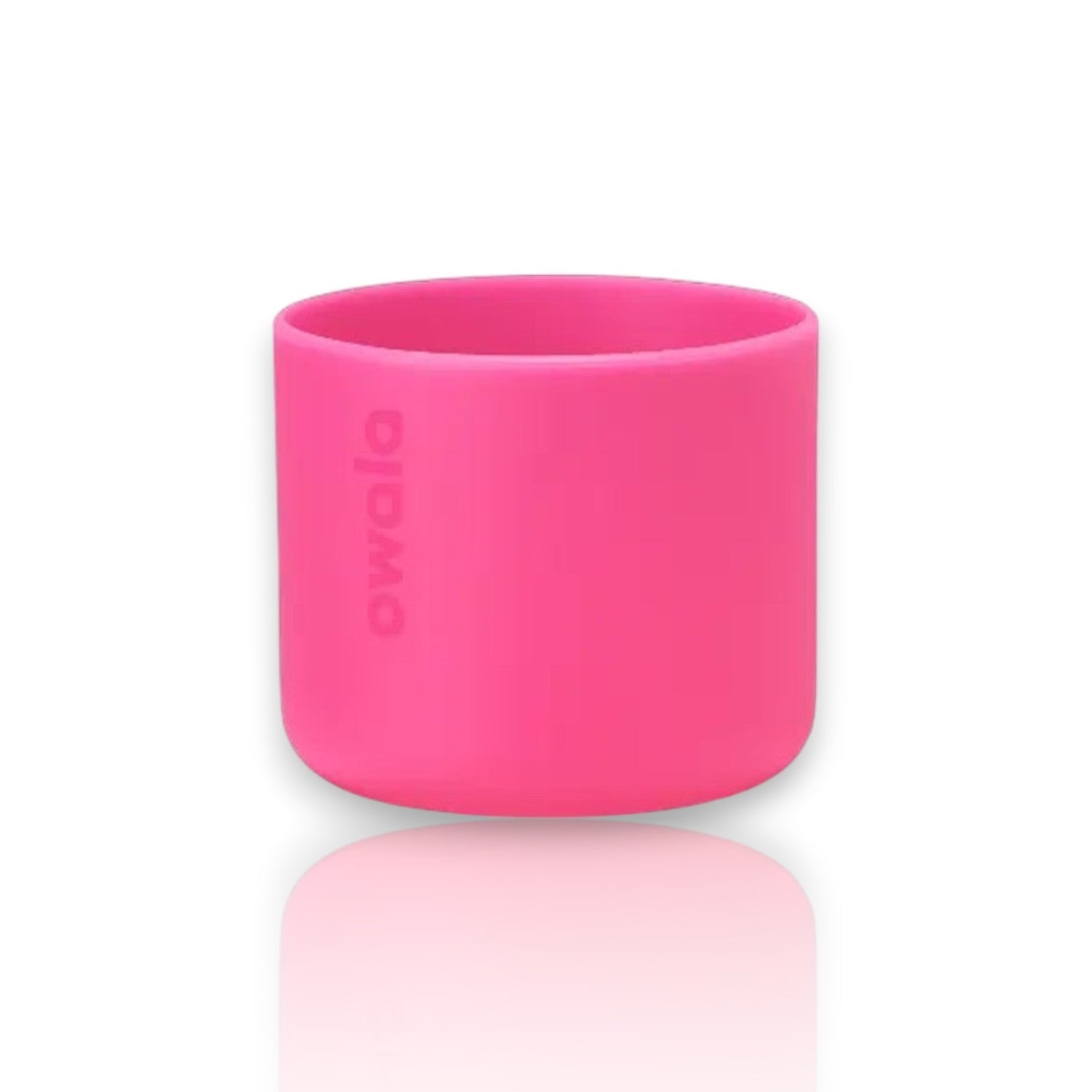 Capa Protetora de Silicone para Garrafa Owala - 710ml | 24oz em cor rosa, antiderrapante e flexível para proteção e estilo.