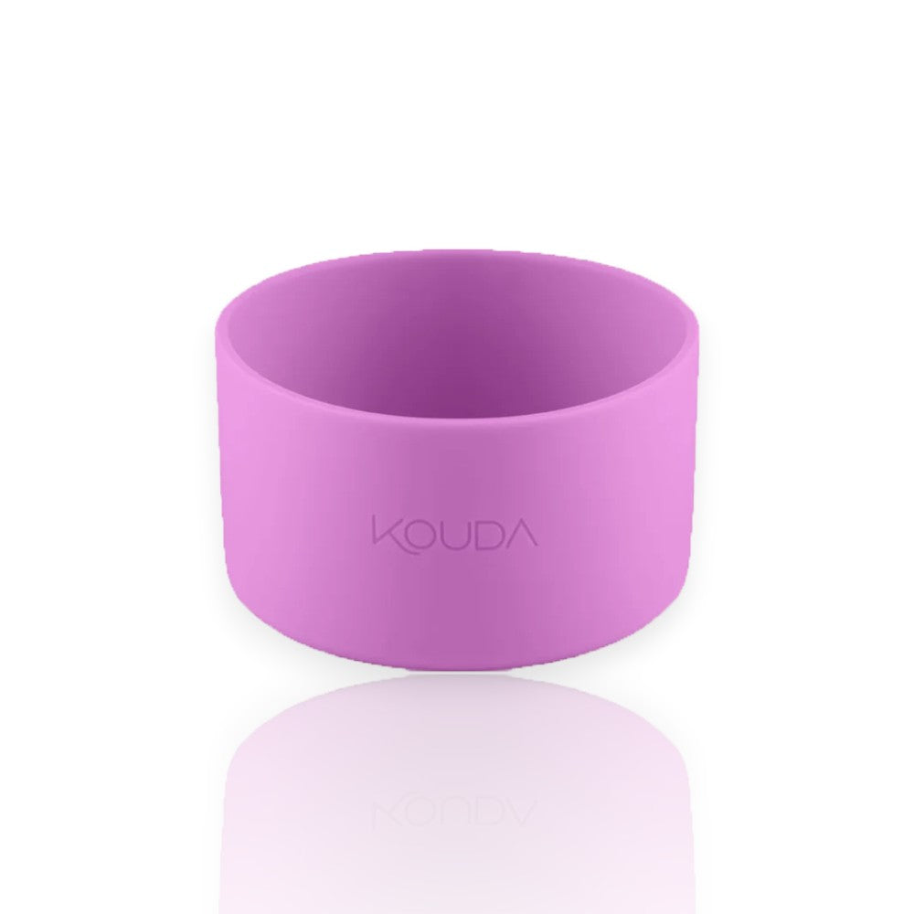 Capa de Silicone Kouda – Ladakh e Martial P, protetor de base para garrafas, evitando arranhões e deslizes em superfícies lisas.