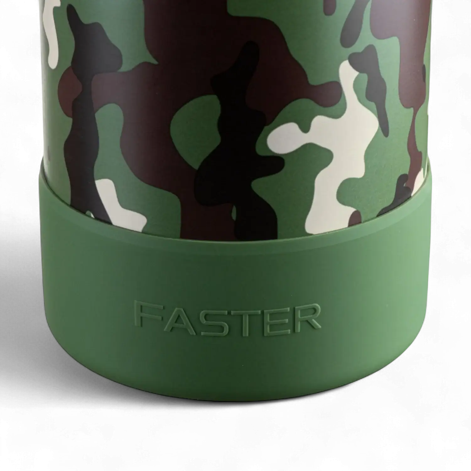 Case Silicone GIG - Faster para proteção de growler, design em silicone verde com camuflagem para absorver impactos e arranhões.