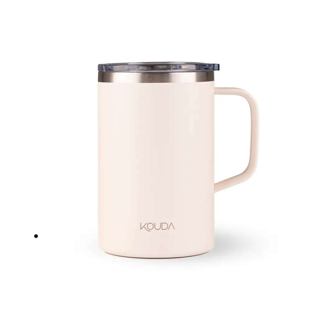 Caneca Térmica Kouda Helga – 500ml com design elegante, parede dupla inoxidável, conserva quente 4h e frio 8h. Livre de BPA.