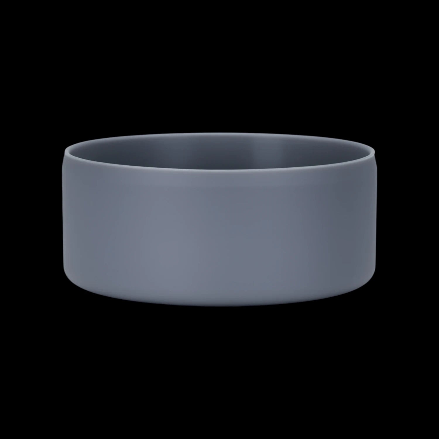 Protetor de Silicone G - by empório para garrafas grandes, base antirrisco, resistente e flexível em silicone cinza.