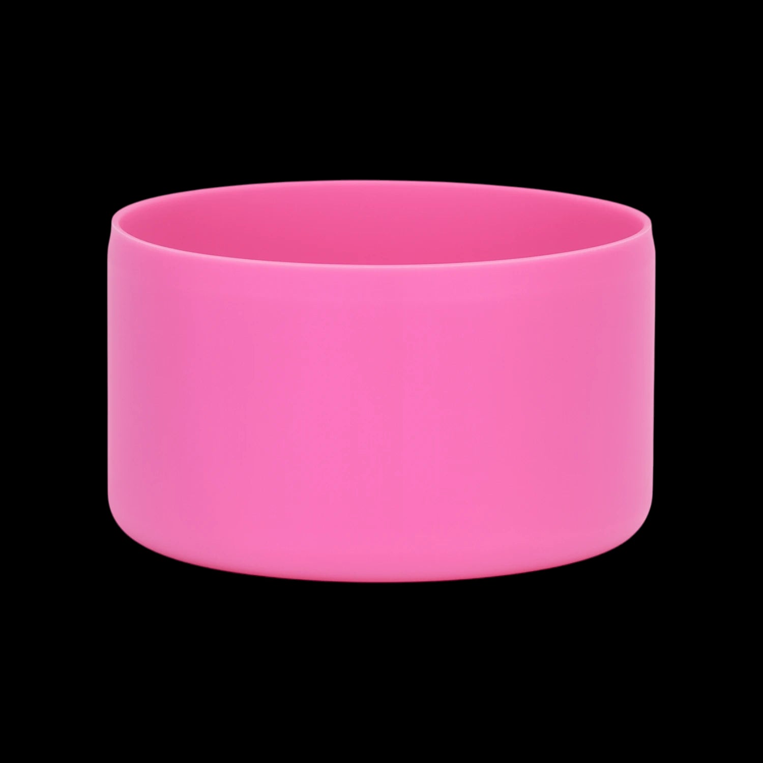 Protetor de Silicone M - by empório em cor rosa, ideal para copos de 350 ml a 750 ml, reduzindo ruídos e evitando marcas indesejadas.