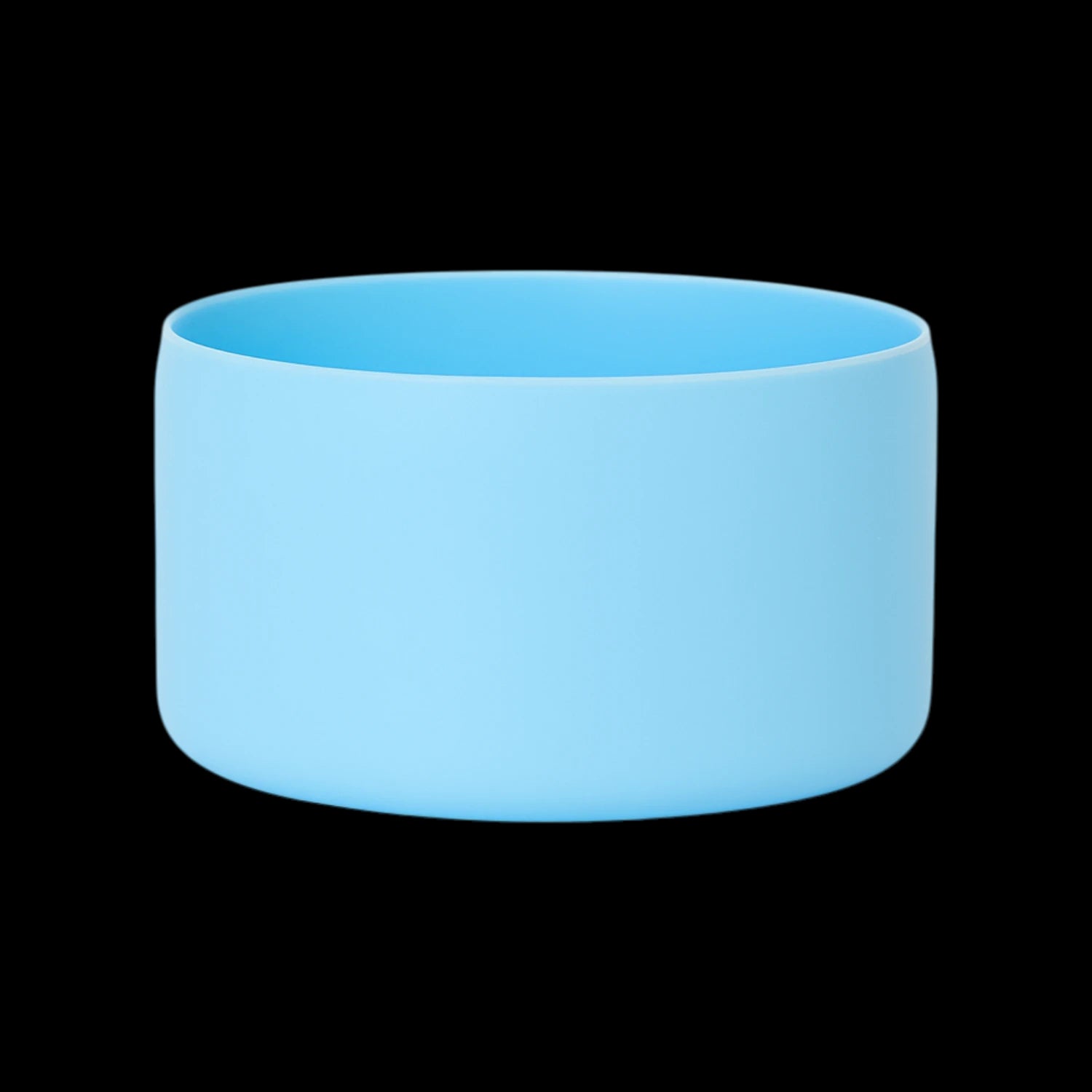 Protetor de Silicone M - by empório, azul, para copos e garrafas térmicas, reduz ruídos, protege superfícies, suporta 350 ml a 750 ml.