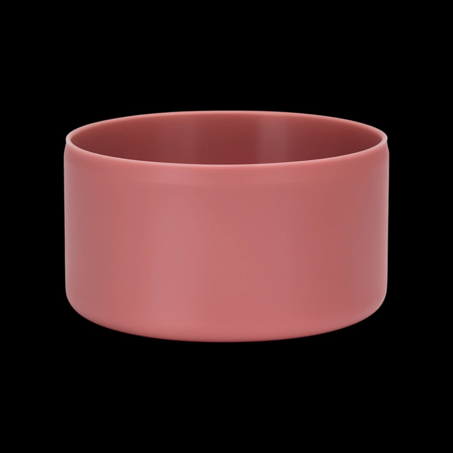 Protetor de Silicone M - by empório em cor rosada, ideal para copos e garrafas de 350 ml a 750 ml, reduzindo ruídos e evitando marcas.