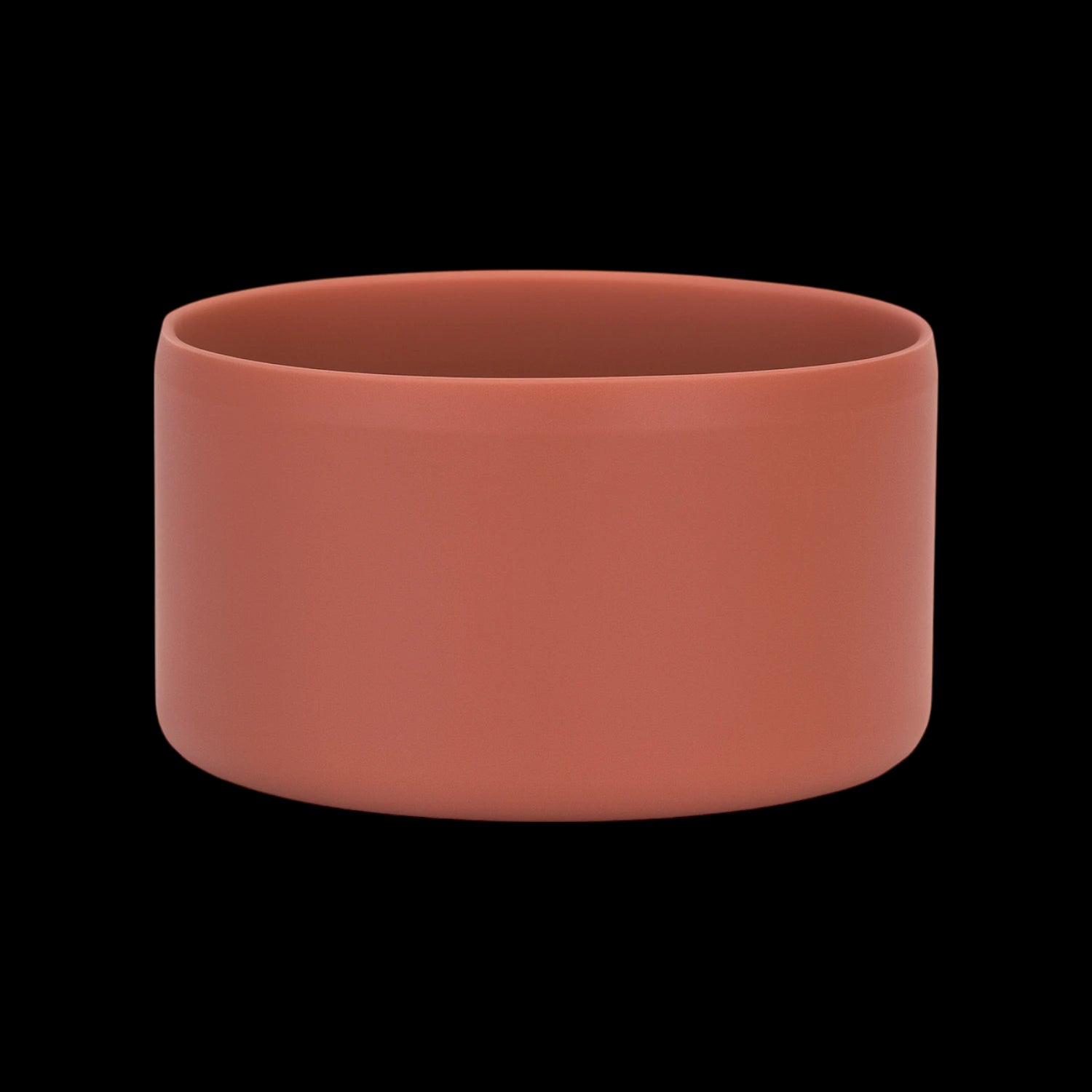 Protetor de Silicone M - by empório em silicone marrom, ideal para copos Quencher e garrafas 350ml a 750ml, reduz ruídos e evita marcas.