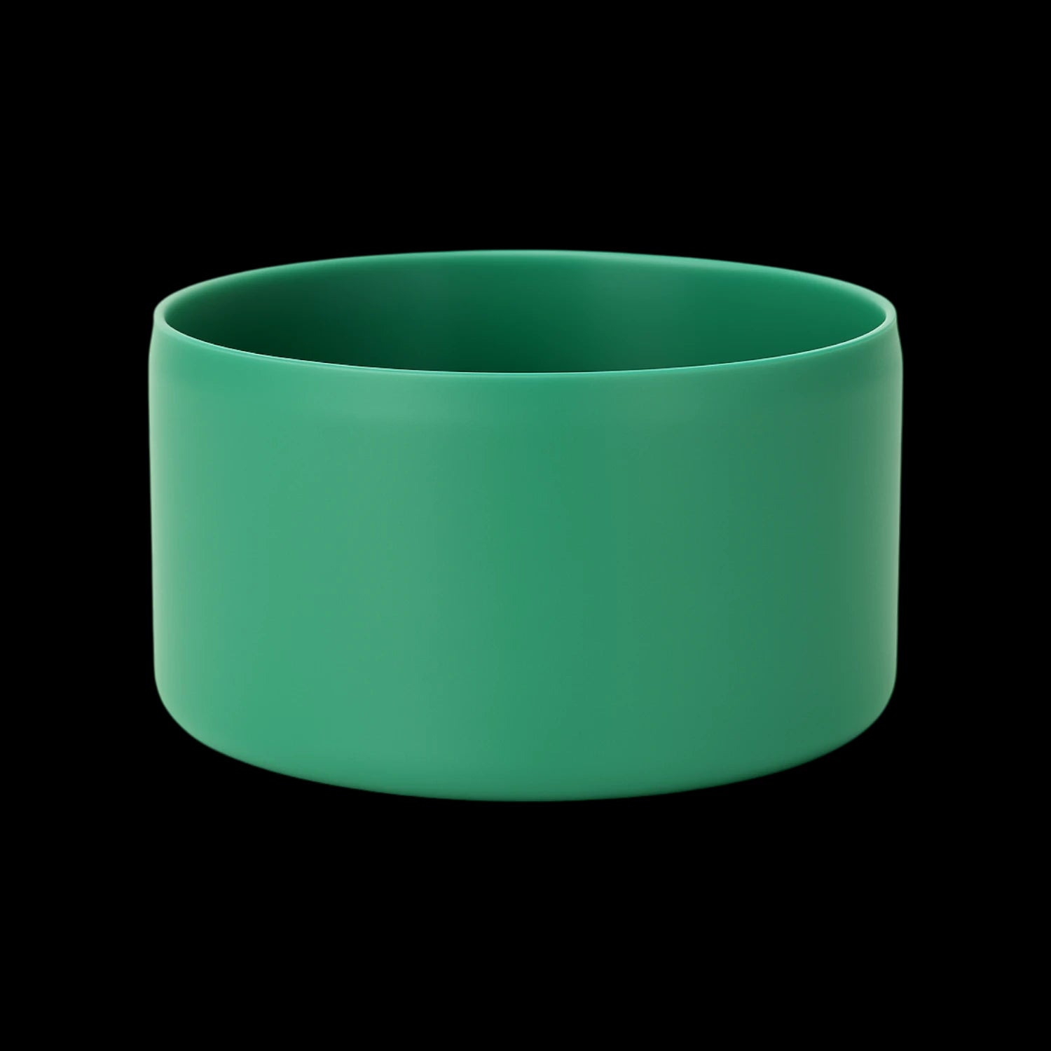 Protetor de Silicone M - by empório, acessório verde para copos e garrafas, reduz ruídos e protege superfícies.