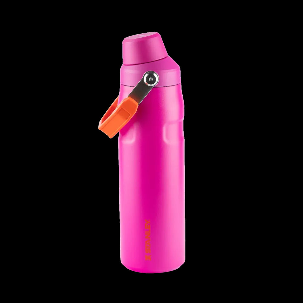 Garrafa Térmica Stanley Aerolight™ Fast Flow - 710ml rosa, durável e hermética, aço inox reciclado, alta performance térmica.