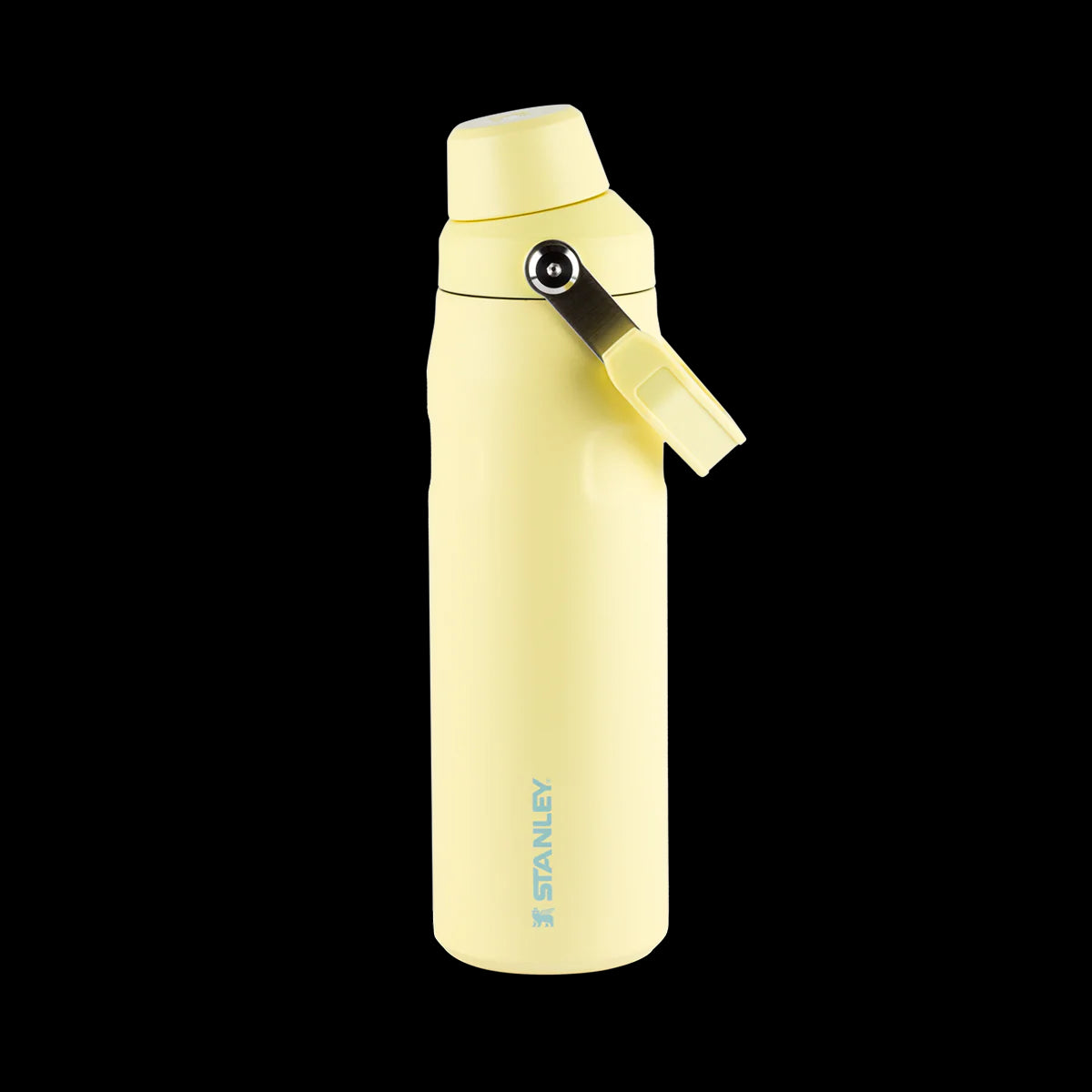 Garrafa Térmica Stanley Aerolight™ Fast Flow - 710ml em amarelo, com design moderno e resistência em aço inox 18/8 reciclado.