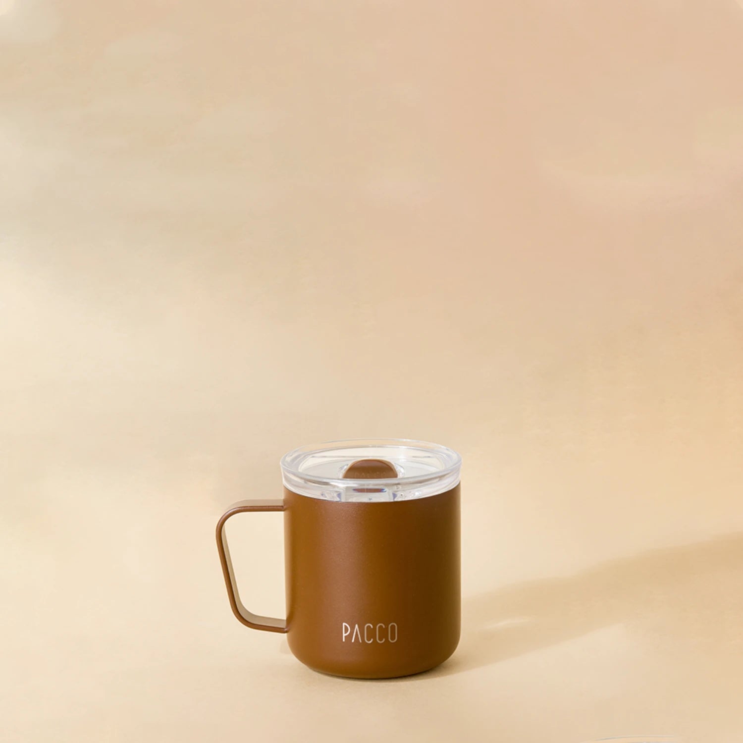 Caneca PACCO Fokus 295ml com revestimento cerâmico PURETASTE®, destacando design elegante e estrutura resistente para café e chá.