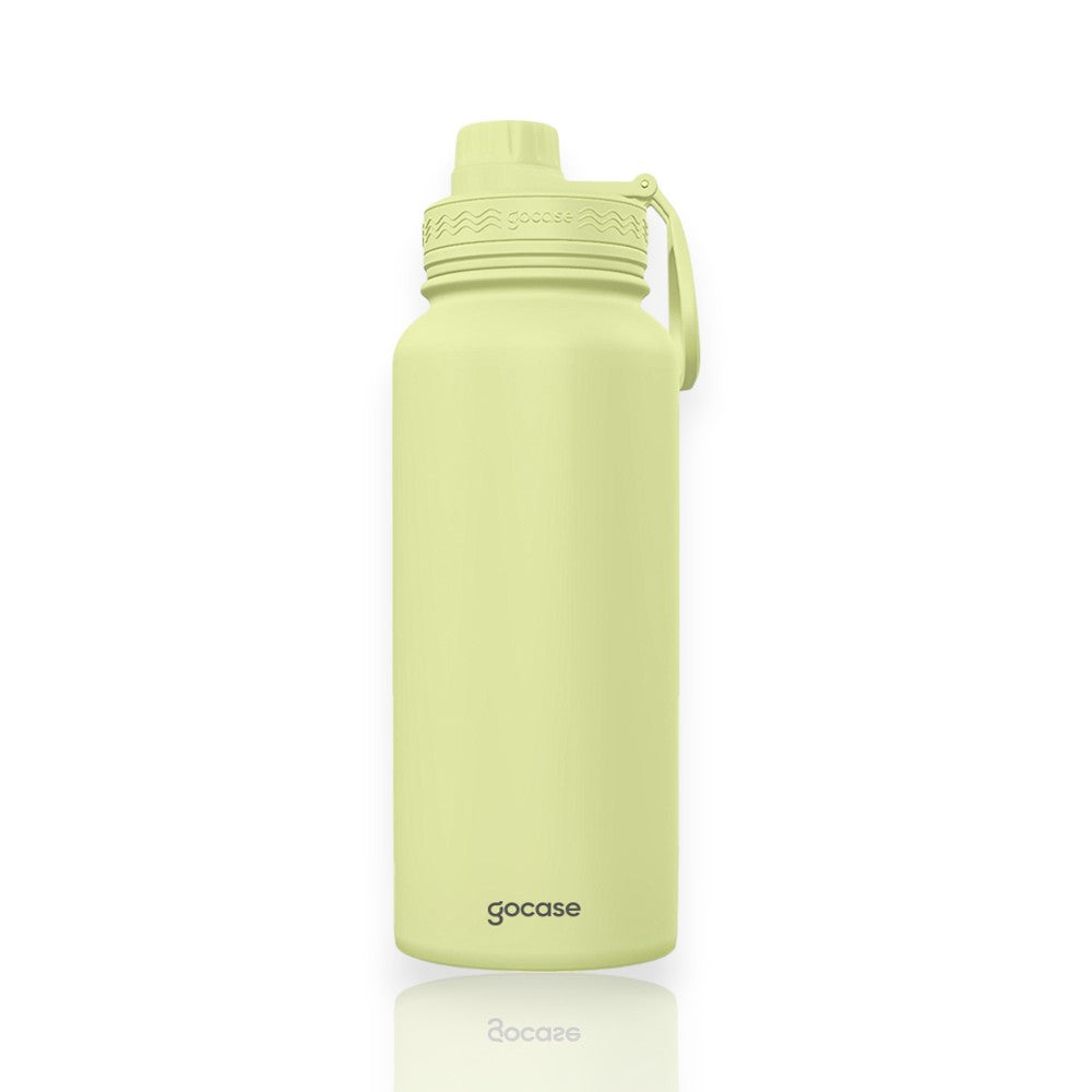 Garrafa Térmica Gocase Fresh - 950ml, aço inoxidável, parede dupla isolada a vácuo, livre de BPA, ideal para manter bebidas geladas ou quentes.