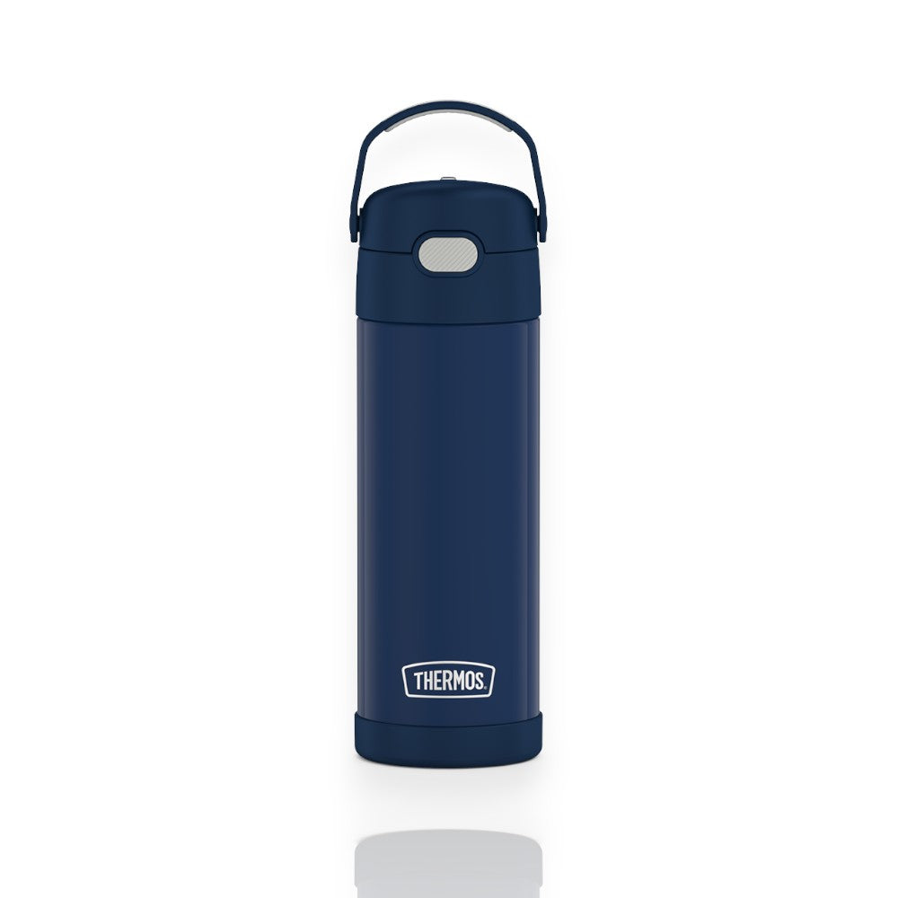 Garrafa Térmica Thermos Funtainer F411 - 470ml, ideal para manter bebidas frescas e alegres por até 12 horas.