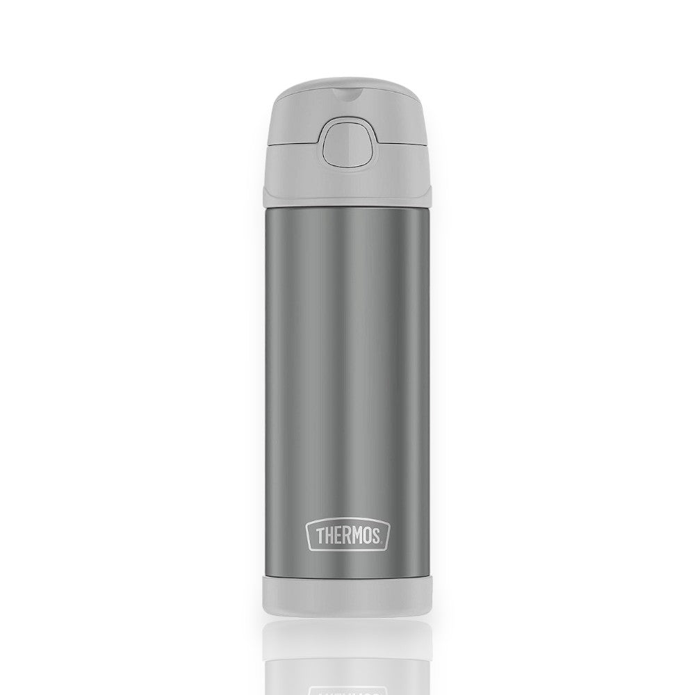 Garrafa Térmica Thermos Funtainer F411 - 470ml: ideal para manter a temperatura de bebidas por até 12 horas com diversão garantida.