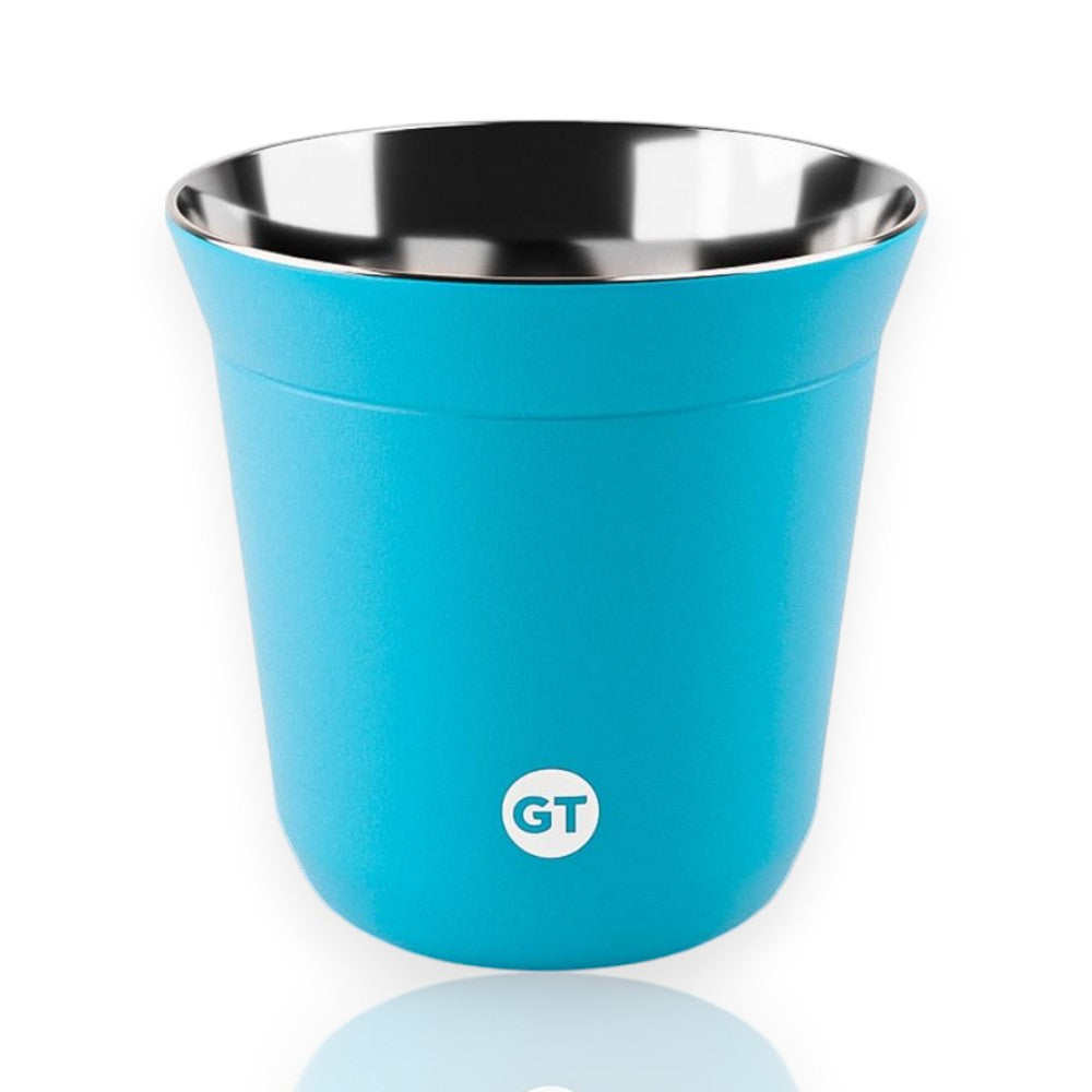 Copo Térmico Goldentec Espresso 150ml, resistente e elegante, perfeito para bebidas quentes e frias, com acabamento Powder Coating.