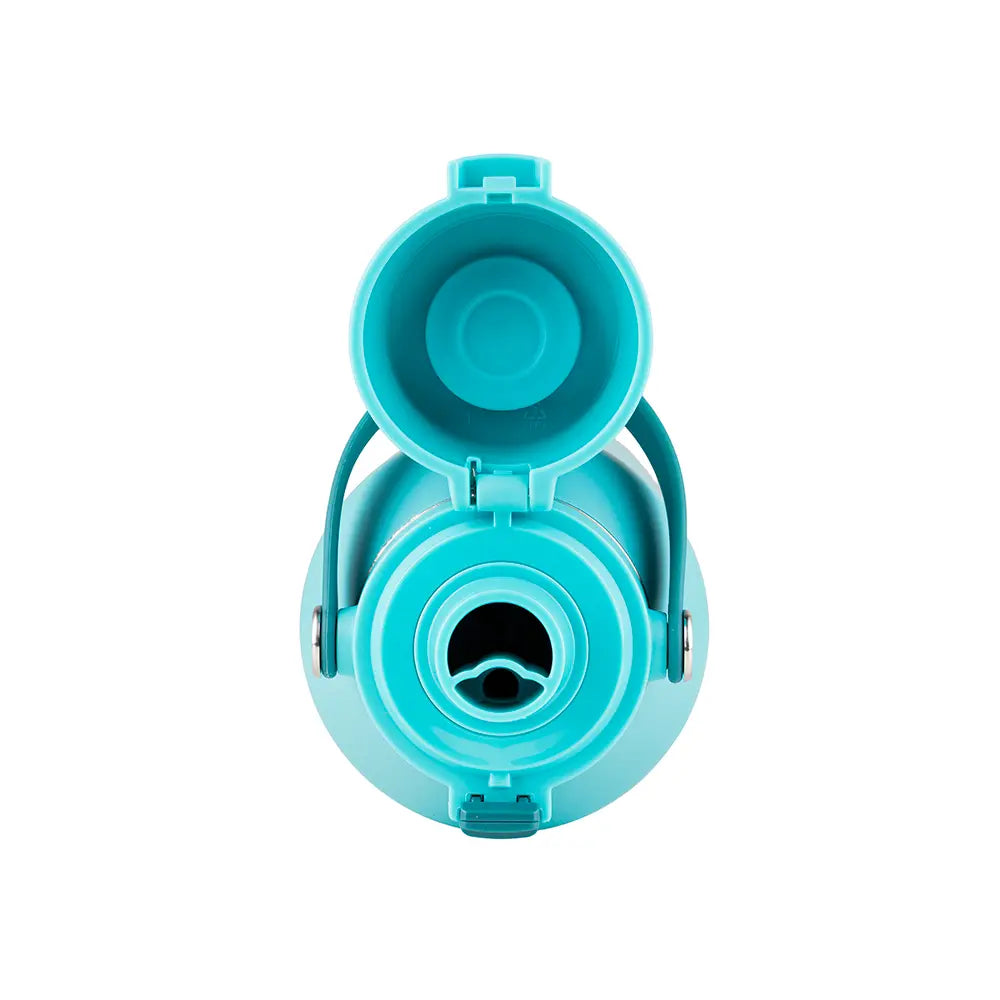 Garrafa Térmica Kouda Vega – 1000ml com tampa aberta, mostrando o design interno funcional