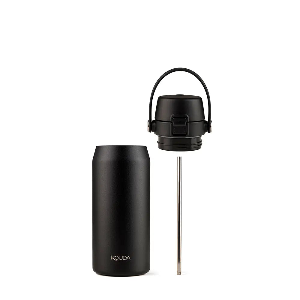 Garrafa Térmica Kouda Vega – 500ml em design compacto e prático, ideal para levar em bolsas e mochilas.