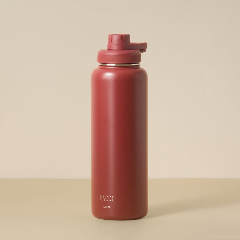 Garrafa Térmica PACCO Hydrav2 1200ml, design moderno e durável, ideal para manter bebidas frias ou quentes, alta performance térmica.