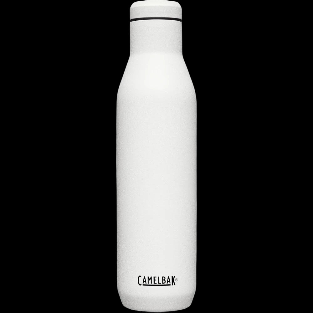 Garrafa Térmica Camelbak Horizon 750ml em aço inox, mantém bebidas quentes por 15h e frias por 35h, ideal para atividades ao ar livre.