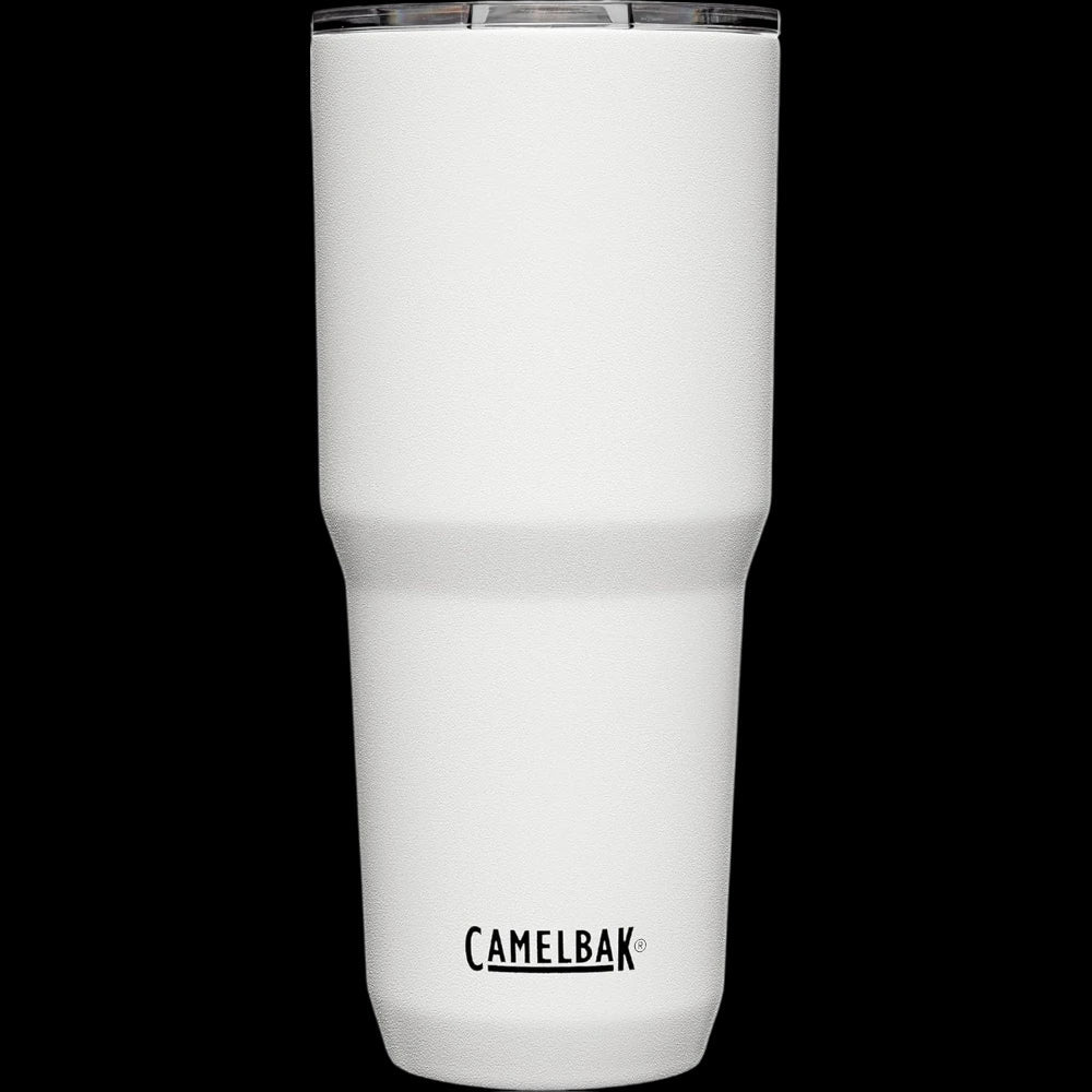 Copo Horizon Camelbak 850ml branco, com isolamento térmico de parede dupla, ideal para bebidas quentes e frias.