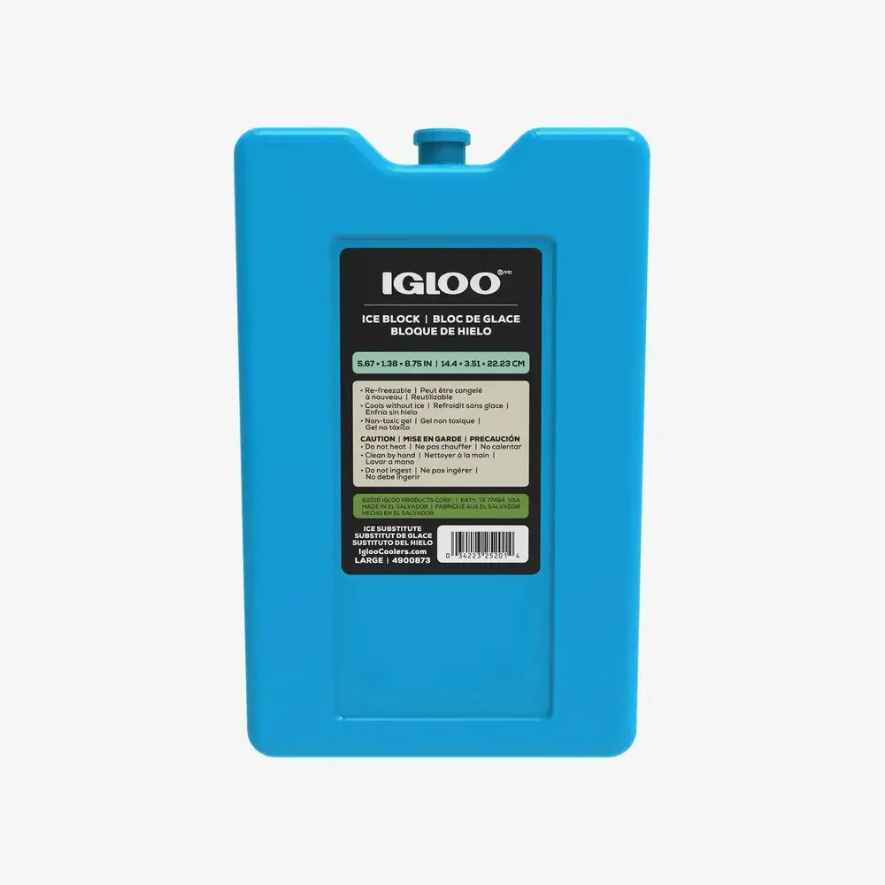 Gelo MaxCold Igloo - Reutilizável bloco de gelo azul com tecnologia Ultratherm® ideal para manter alimentos frios.