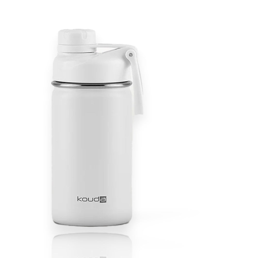 Garrafa Térmica Kouda Ladakh - 350ml em aço inoxidável durável e livre de ferrugem, ideal para uso diário e atividades ao ar livre.